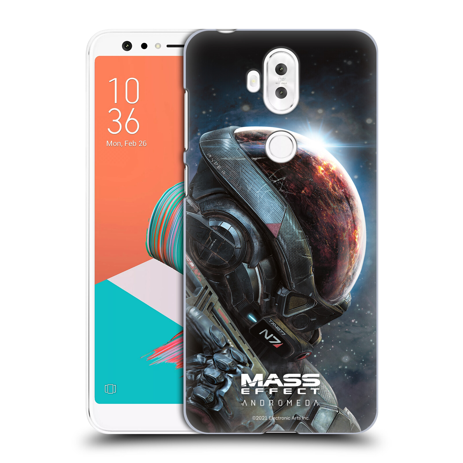 Zadní obal pro mobil Asus Zenfone 5 Lite ZC600KL - HEAD CASE - Mass Effect - Hlava