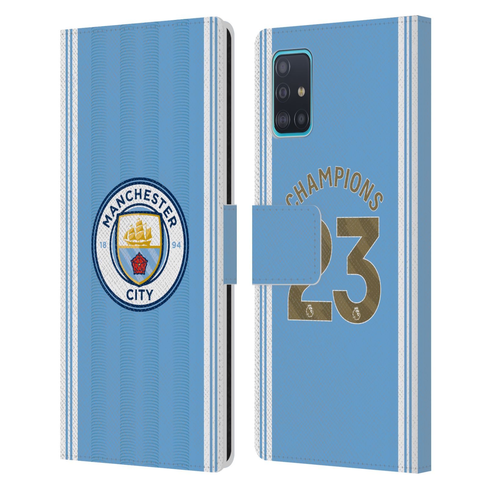 Pouzdro na mobil Samsung Galaxy A51 - HEAD CASE - Manchester City - Champions dres 2