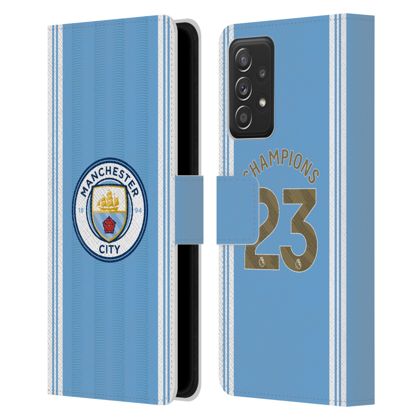 Pouzdro na mobil Samsung Galaxy A52 / A52 G - HEAD CASE - Manchester City - Champions dres 2