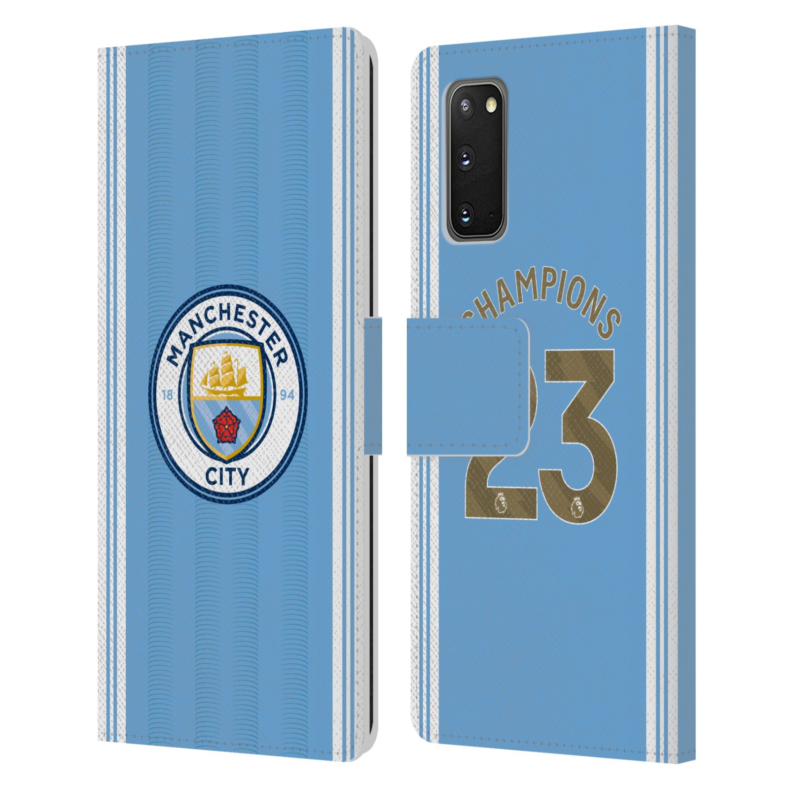 Pouzdro na mobil Samsung Galaxy S20 / S20 5G - HEAD CASE - Manchester City - Champions dres 2