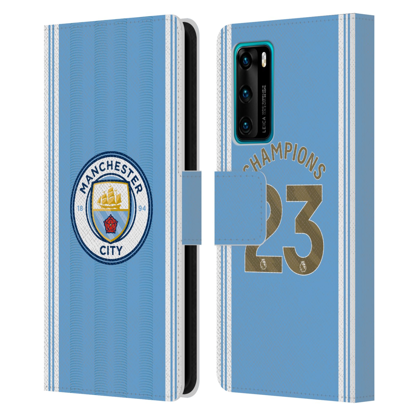 Pouzdro na mobil Huawei P40 - HEAD CASE - Manchester City - Champions dres 2