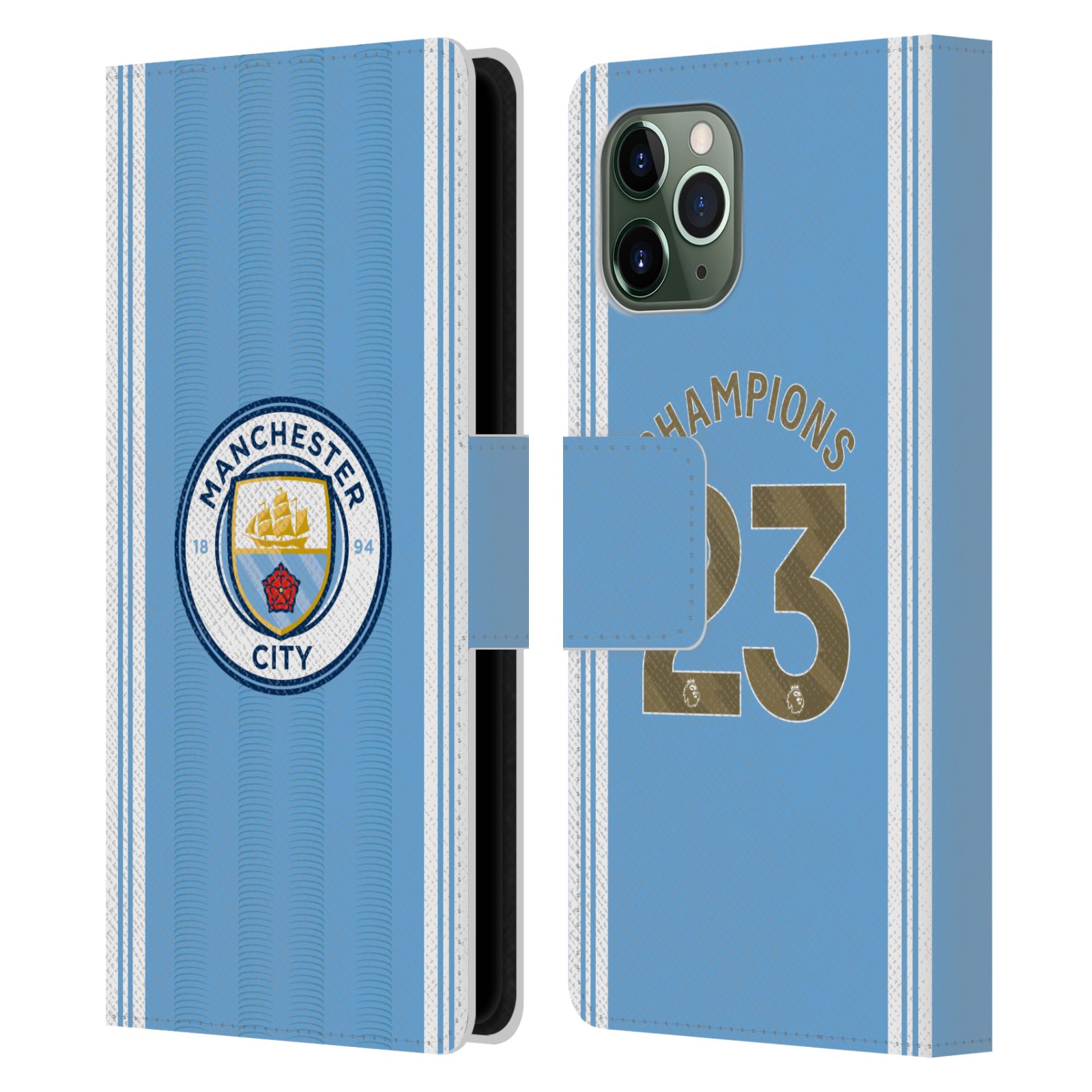 Pouzdro na mobil Apple Iphone 11 Pro - HEAD CASE - Manchester City - Champions dres 2