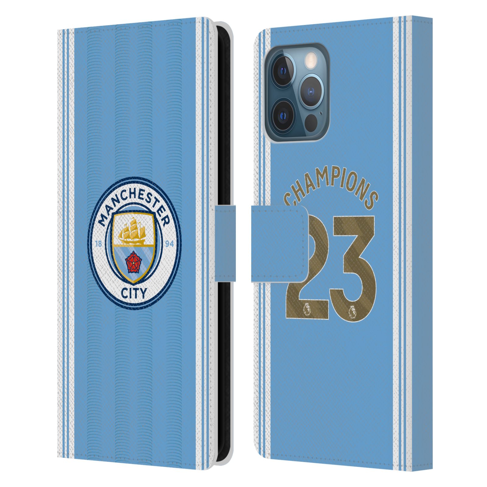 Pouzdro na mobil Apple Iphone 12 Pro Max - HEAD CASE - Manchester City - Champions dres 2