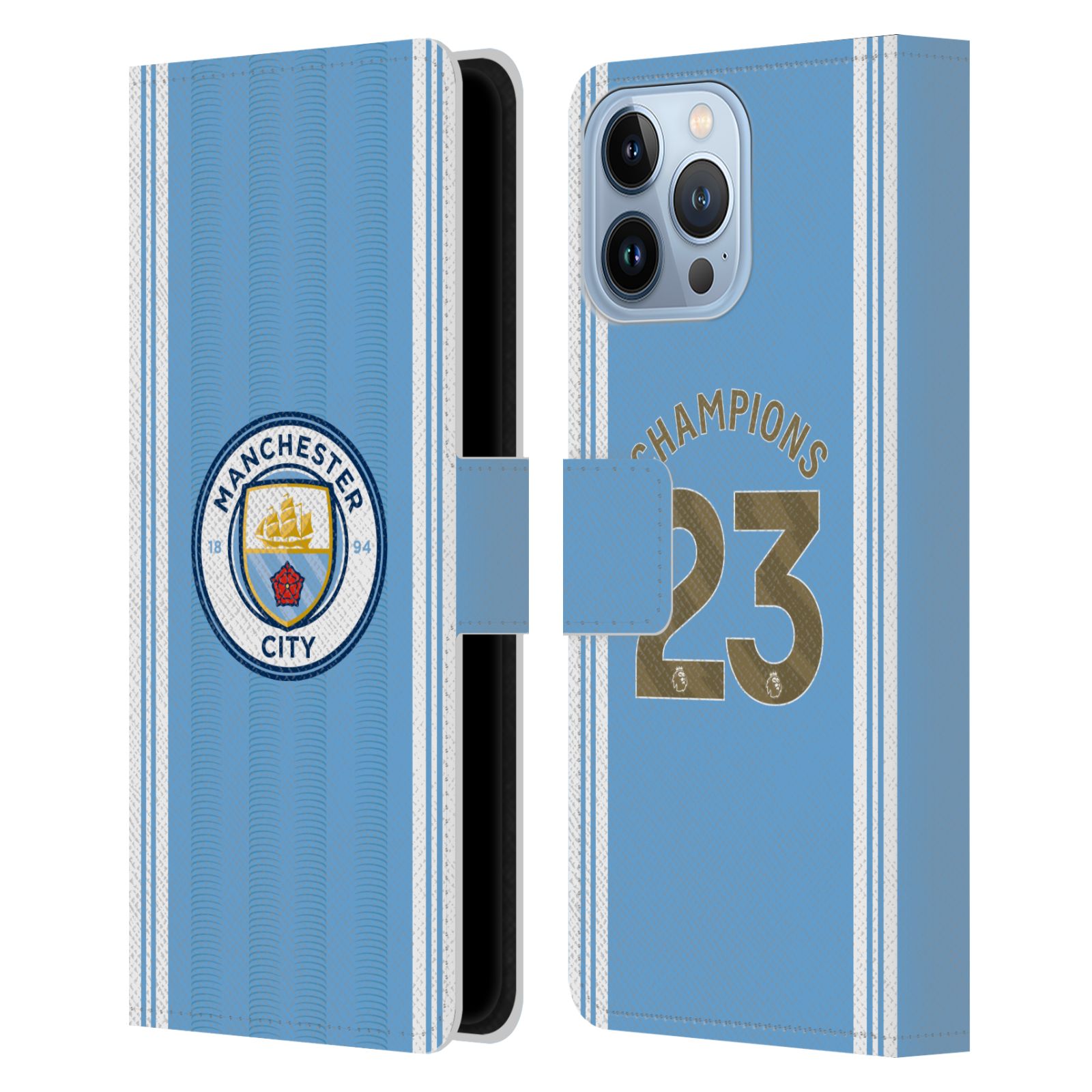 Pouzdro na mobil Apple Iphone 13 PRO MAX - HEAD CASE - Manchester City - Champions dres 2