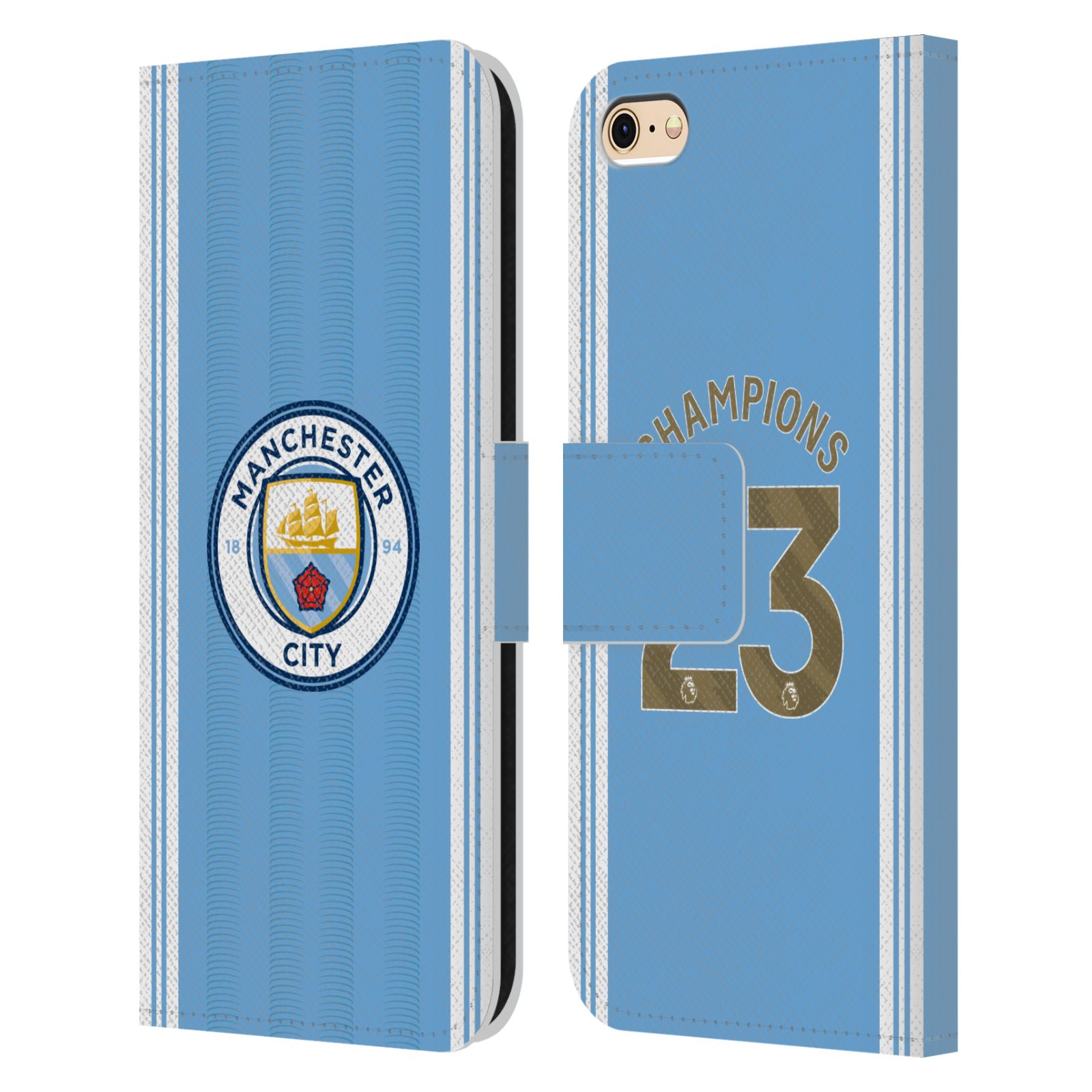 Pouzdro na mobil Apple Iphone 6 / 6S - HEAD CASE - Manchester City - Champions dres