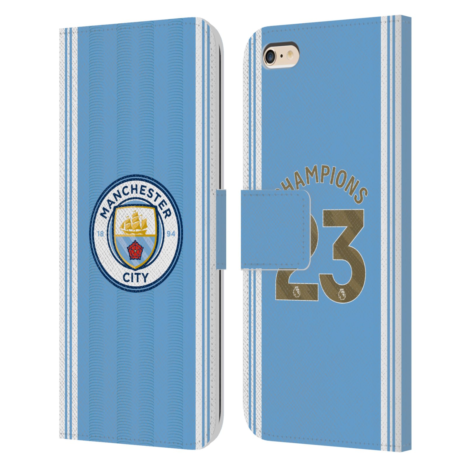 Pouzdro na mobil Apple Iphone 6 PLUS / 6S PLUS - HEAD CASE - Manchester City - Champions dres 2