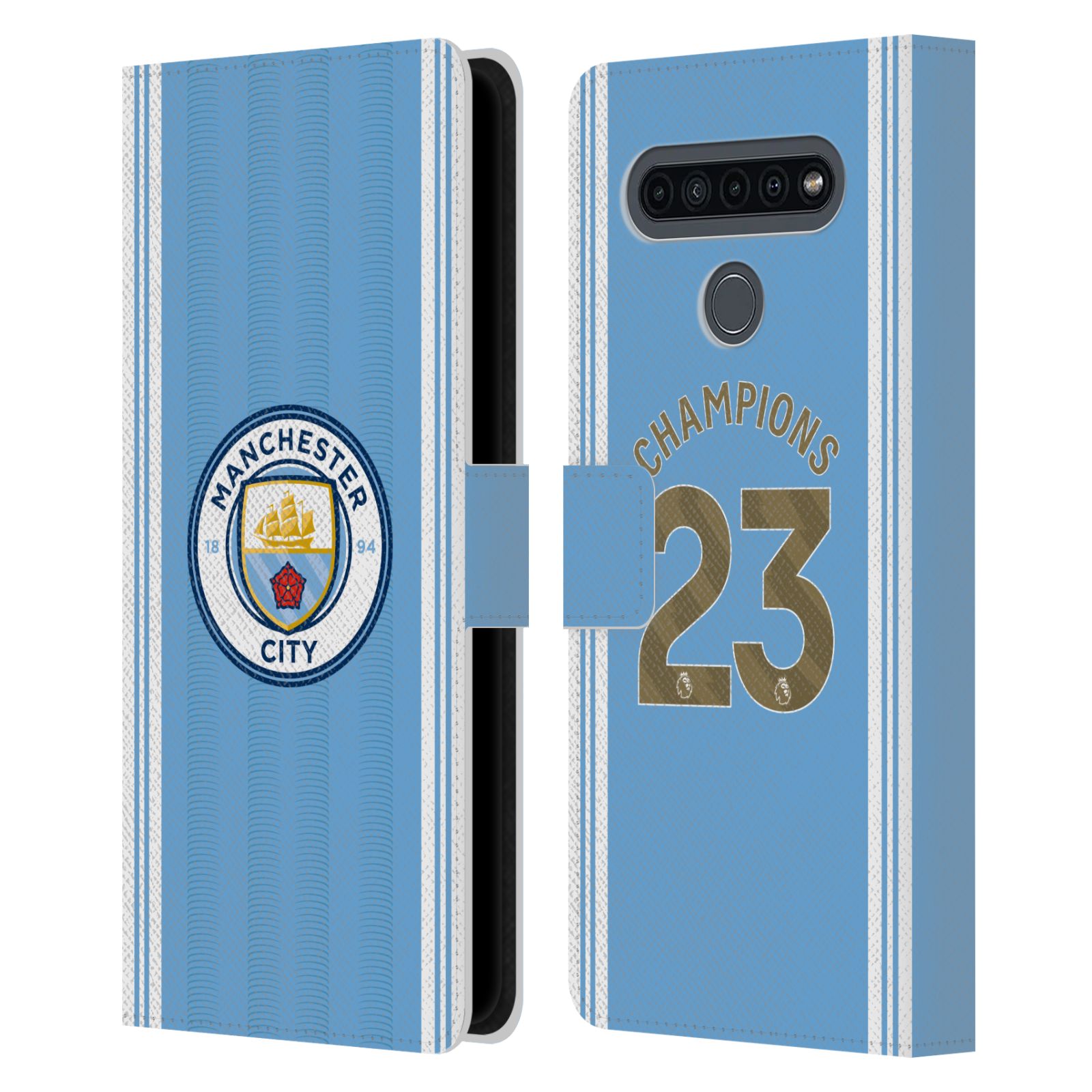Pouzdro na mobil LG K41s  - HEAD CASE - Manchester City - Champions dres 2
