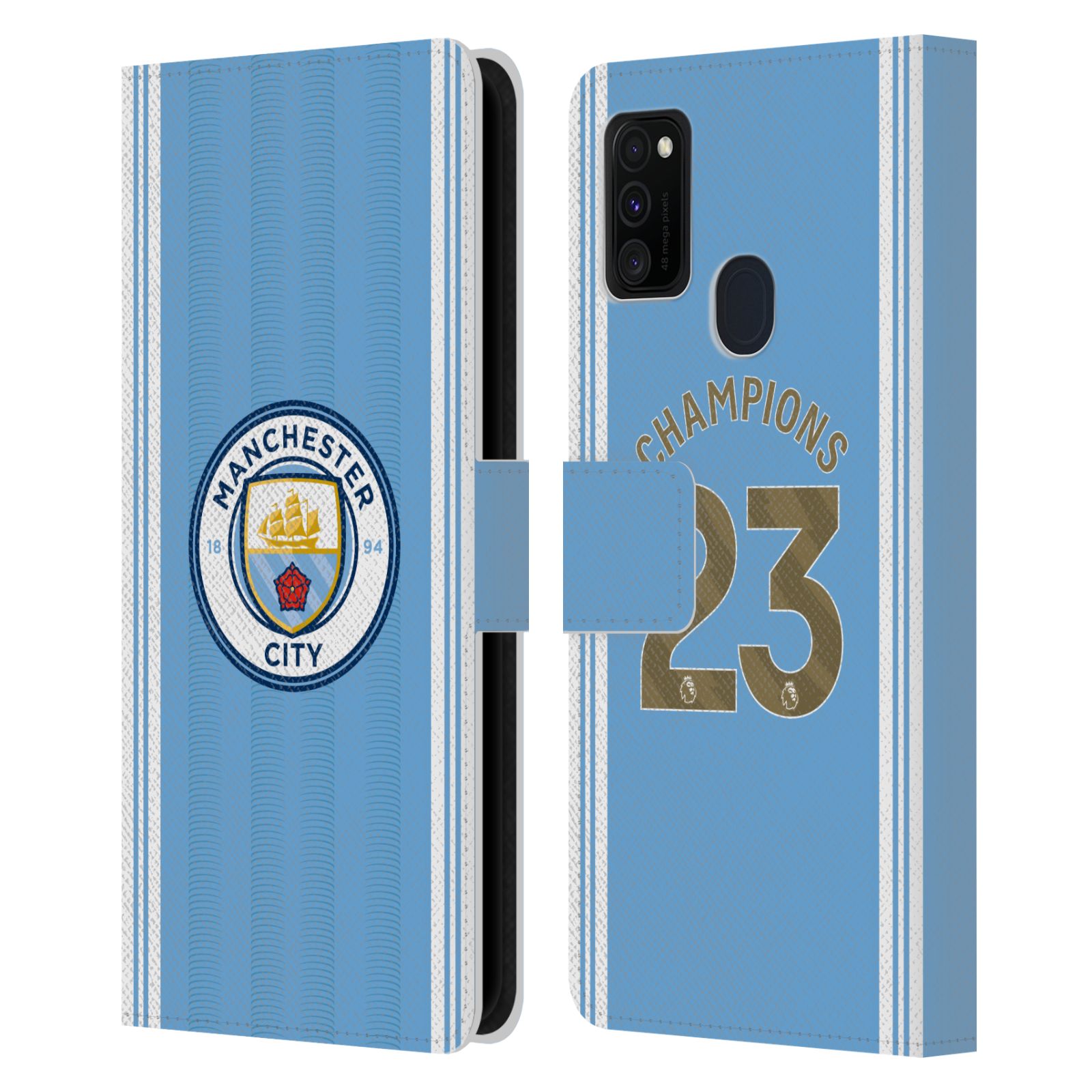 Pouzdro na mobil Samsung Galaxy M21 - HEAD CASE - Manchester City - Champions dres 2