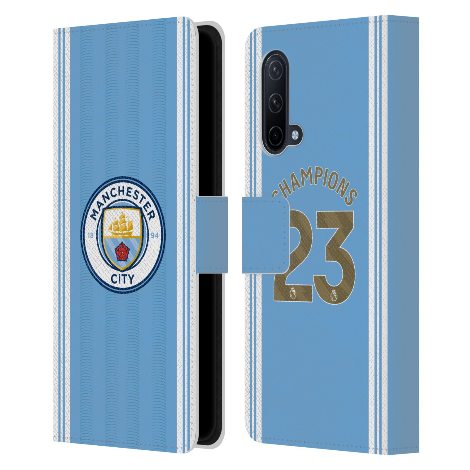 Pouzdro na mobil OnePlus Nord CE 5G - HEAD CASE - Manchester City - Champions dres 2