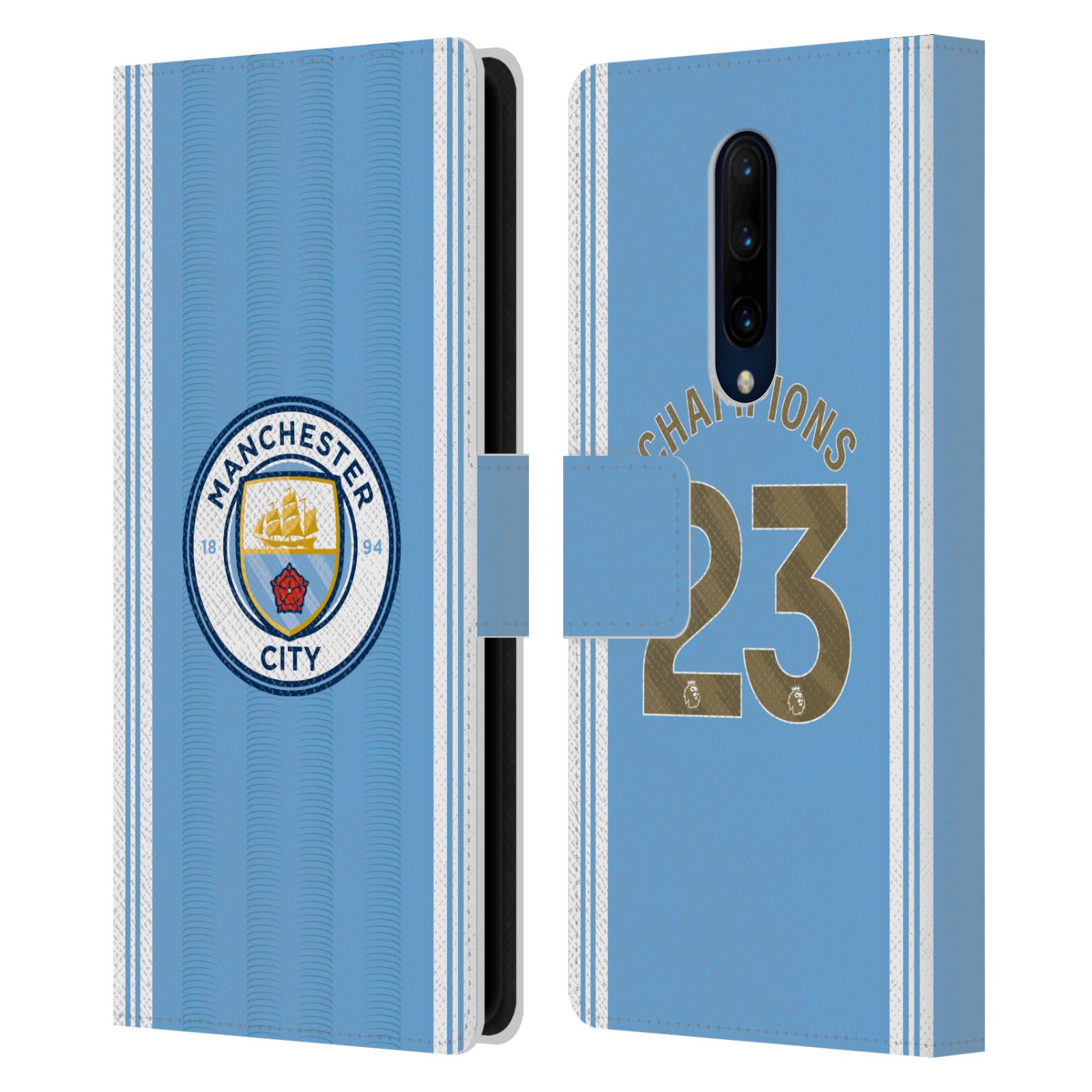 Pouzdro na mobil OnePlus 7 PRO  - HEAD CASE - Manchester City - Champions dres 2