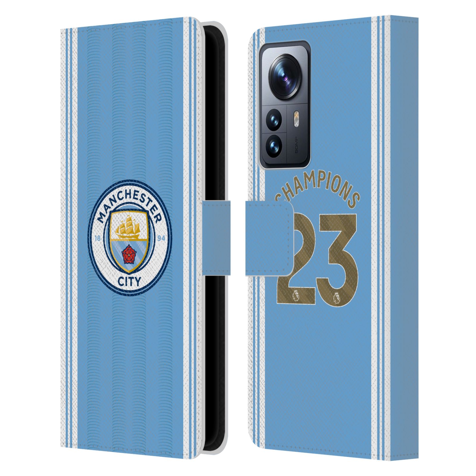 Pouzdro na mobil Xiaomi 12 PRO - HEAD CASE - Manchester City - Champions dres 2