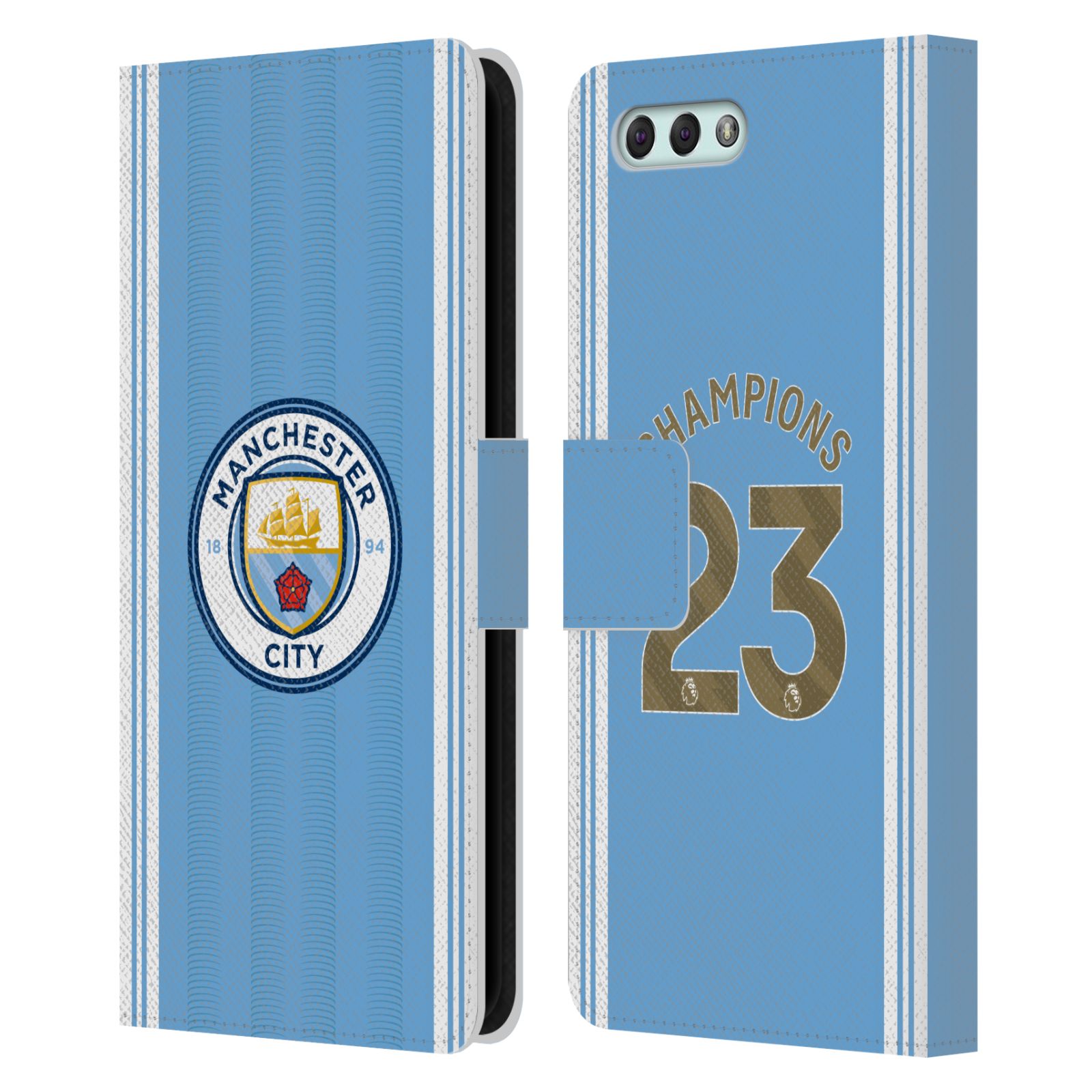 Pouzdro na mobil Asus Zenfone 4 ZE554KL  - HEAD CASE - Manchester City - Champions dres 2