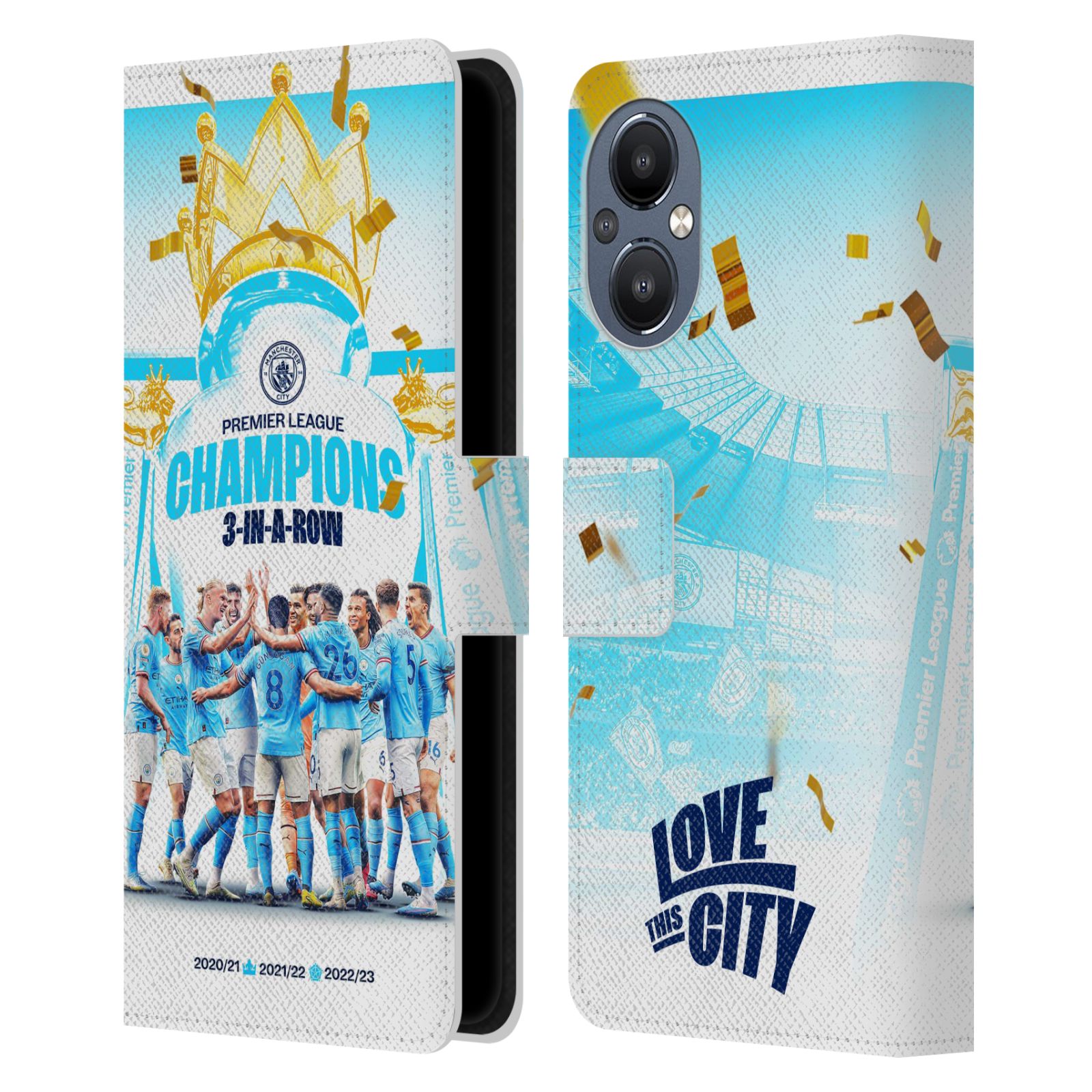 Pouzdro na mobil OnePlus Nord N20 5G - HEAD CASE - Manchester City - Champions 2