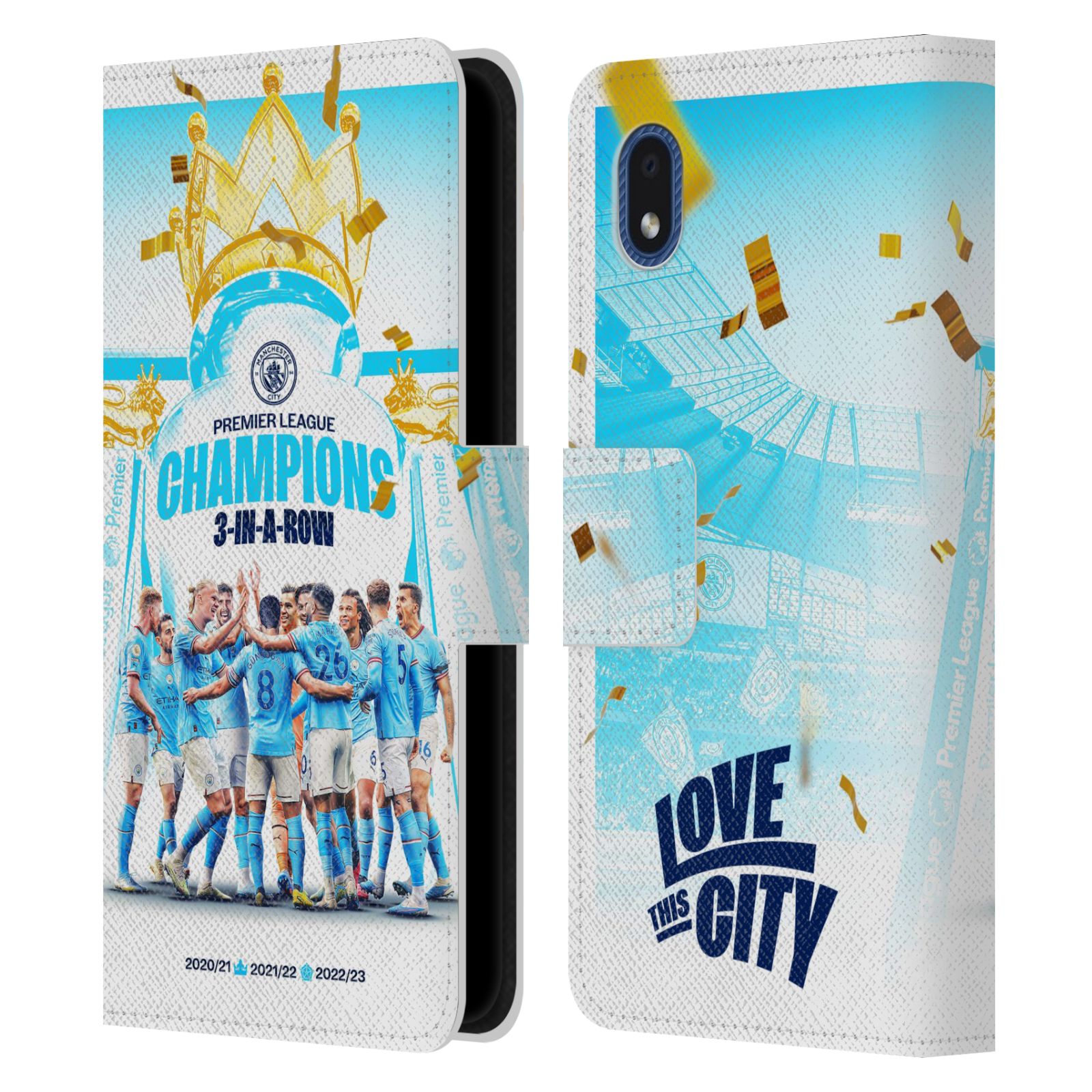 Pouzdro na mobil Samsung Galaxy A01 CORE - HEAD CASE - Manchester City - Champions 2