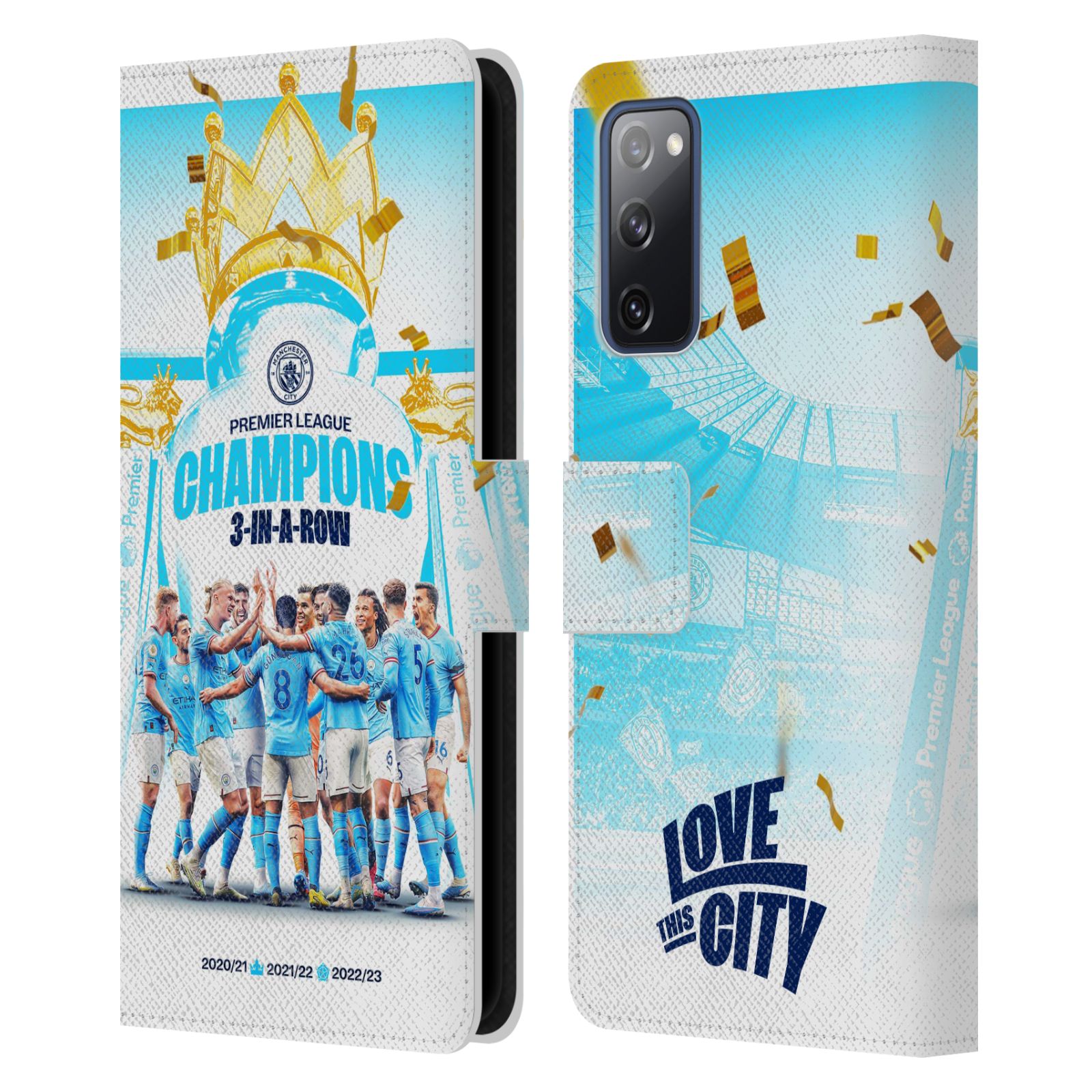 Pouzdro na mobil Samsung Galaxy S20 FE / S20 FE 5G  - HEAD CASE - Manchester City - Champions 2