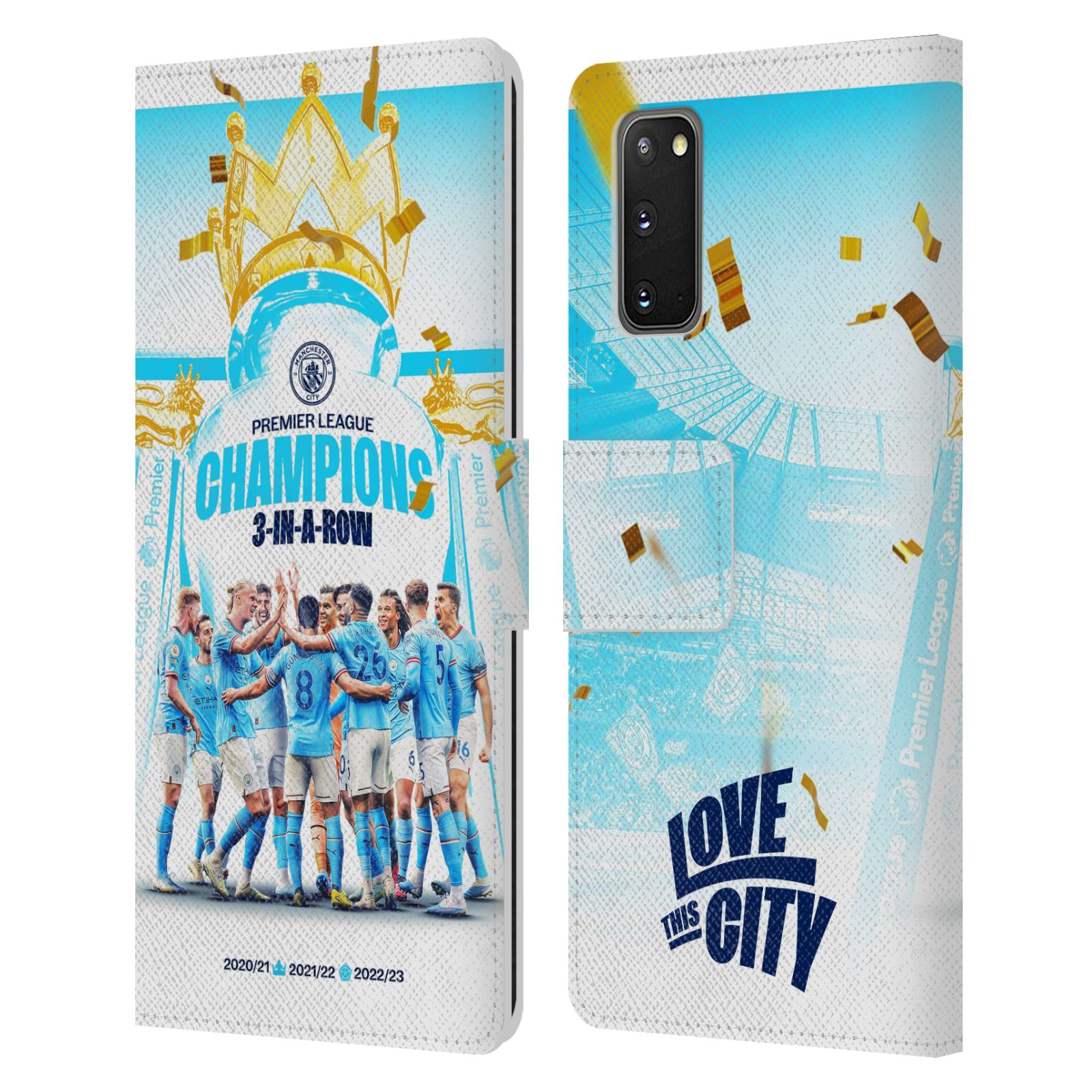 Pouzdro na mobil Samsung Galaxy S20 / S20 5G - HEAD CASE - Manchester City - Champions 2