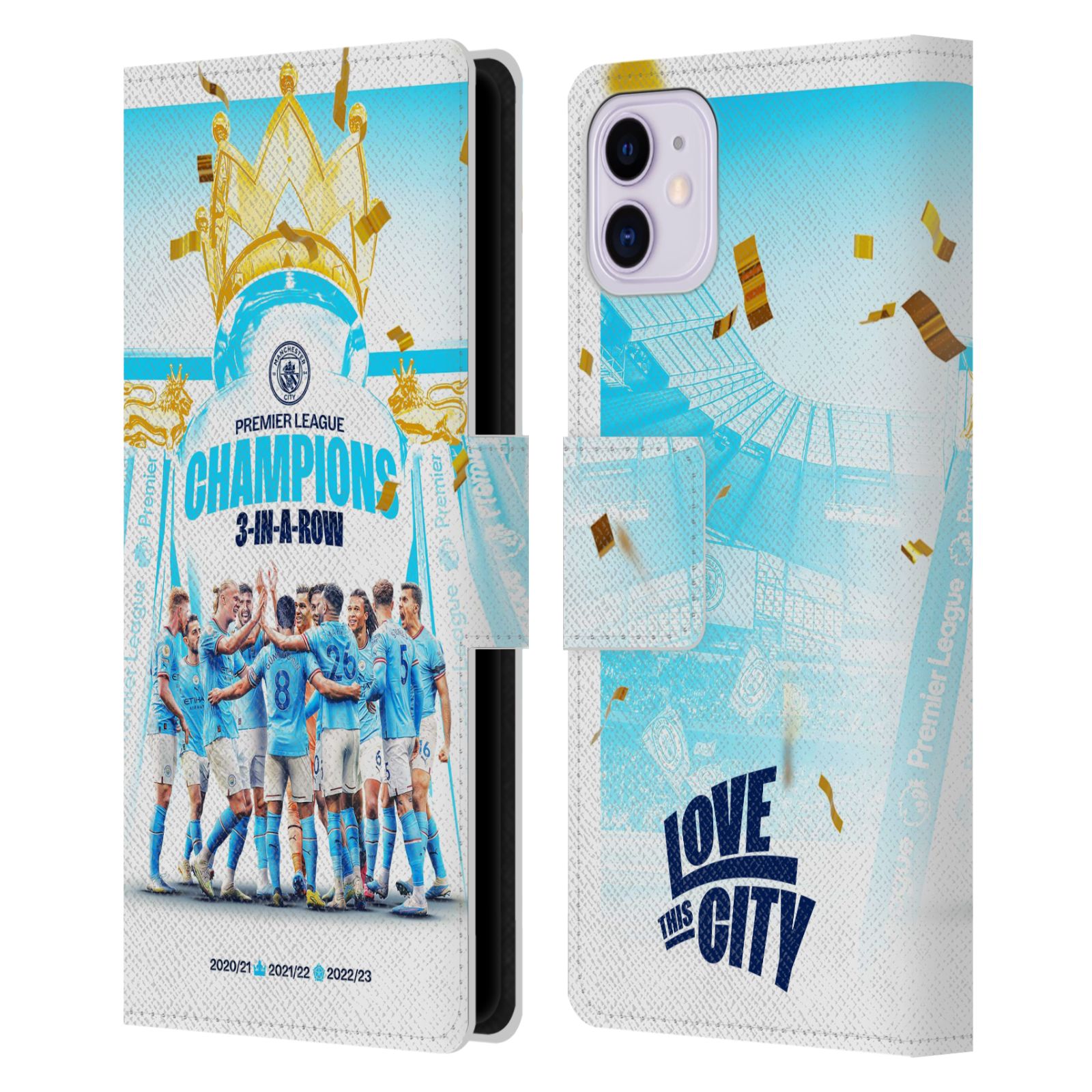 Pouzdro na mobil Apple Iphone 11 - HEAD CASE - Manchester City - Champions 2