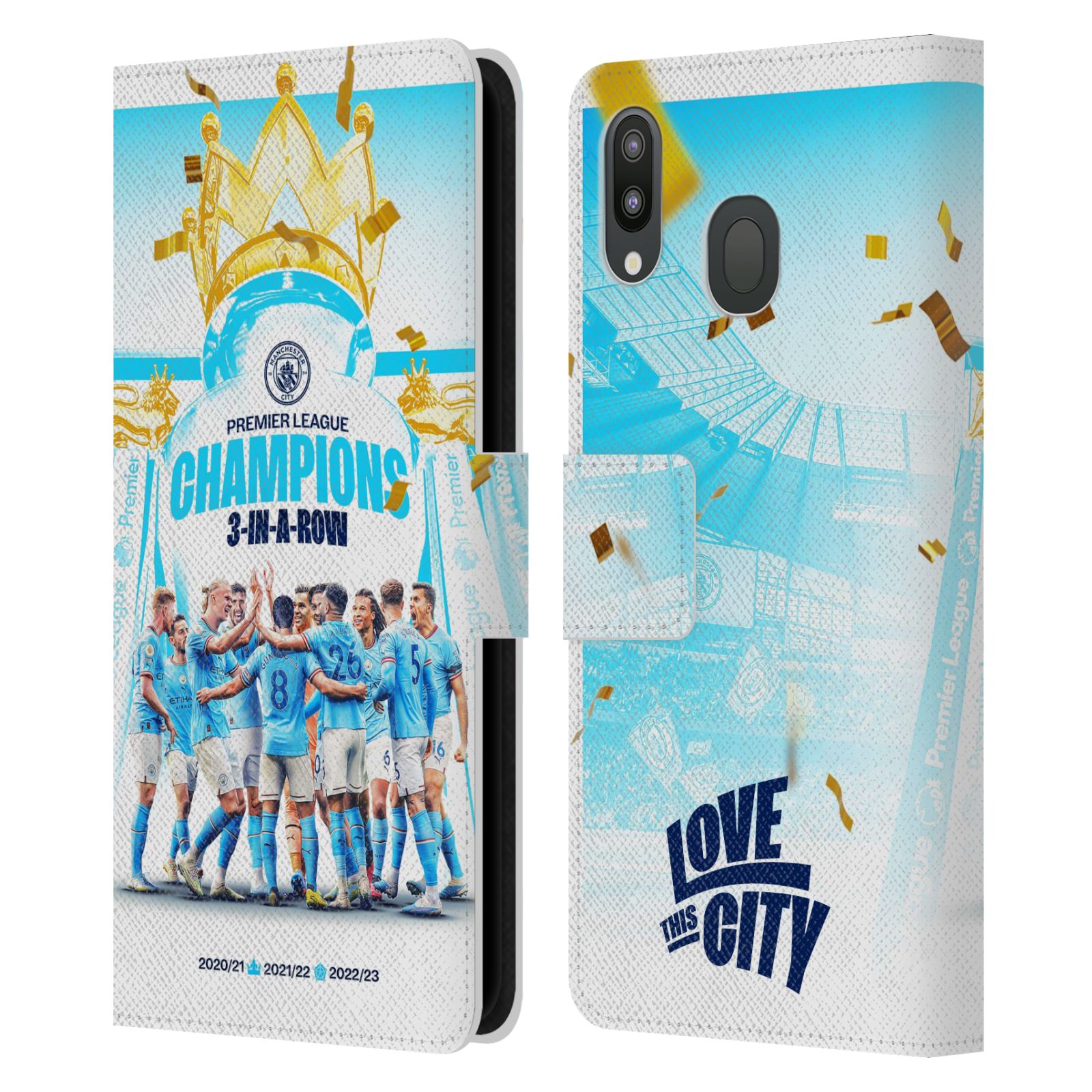 Pouzdro na mobil Samsung Galaxy M20 - HEAD CASE - Manchester City - Champions 2