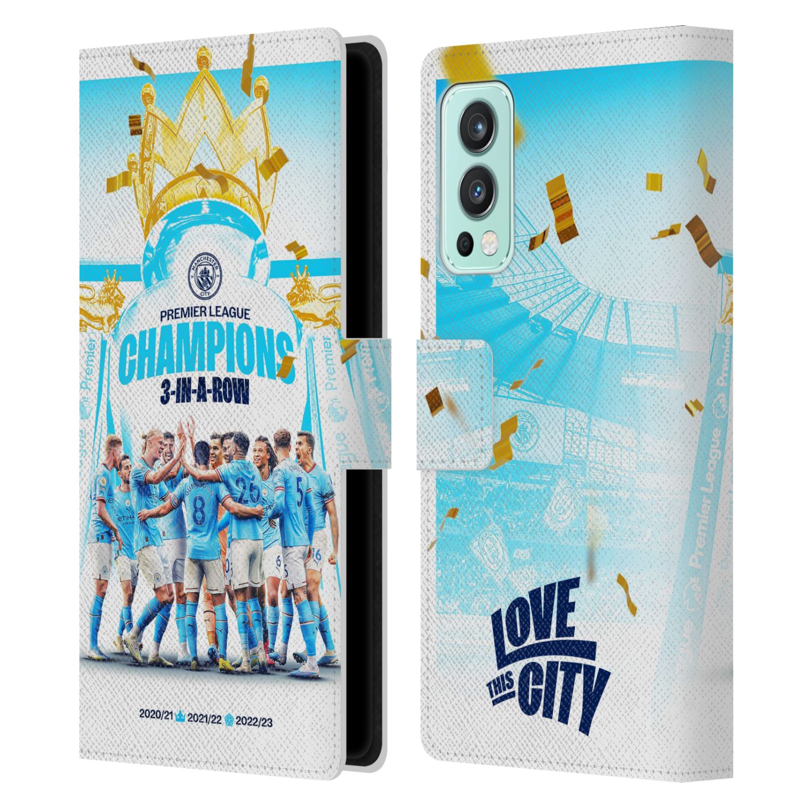 Pouzdro na mobil OnePlus Nord 2 5G - HEAD CASE - Manchester City - Champions 2