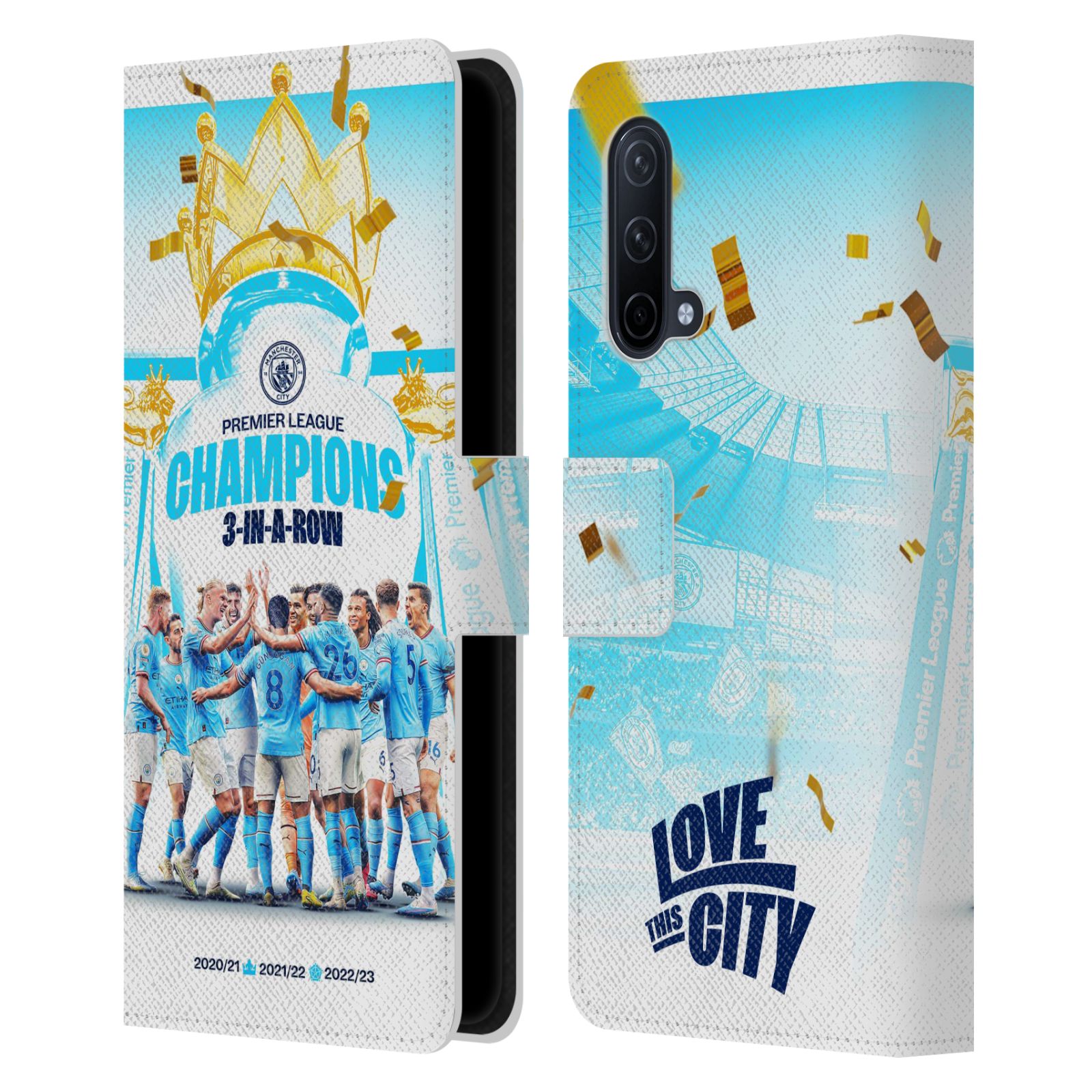 Pouzdro na mobil OnePlus Nord CE 5G - HEAD CASE - Manchester City - Champions 2