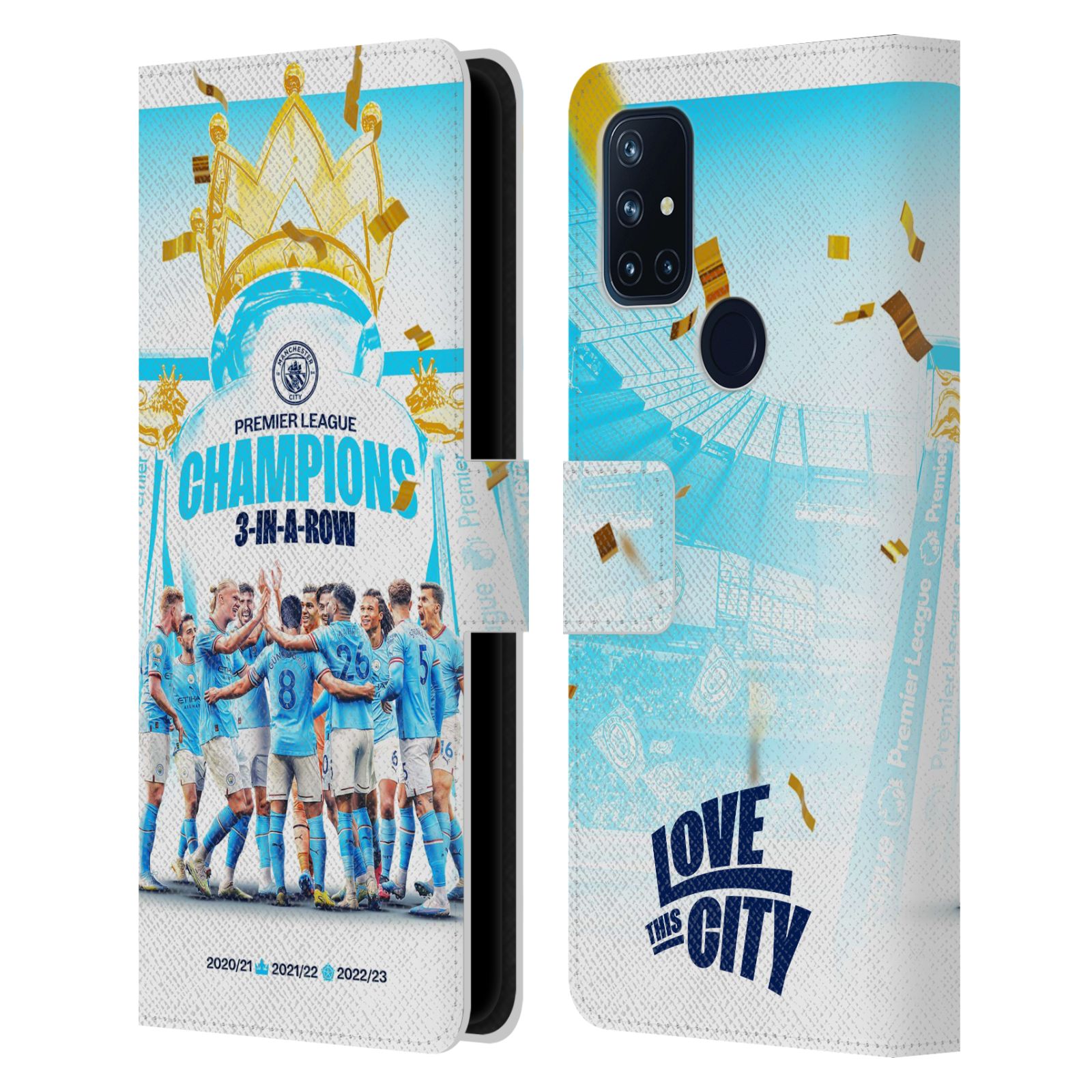 Pouzdro na mobil OnePlus Nord N10 5G - HEAD CASE - Manchester City - Champions 2