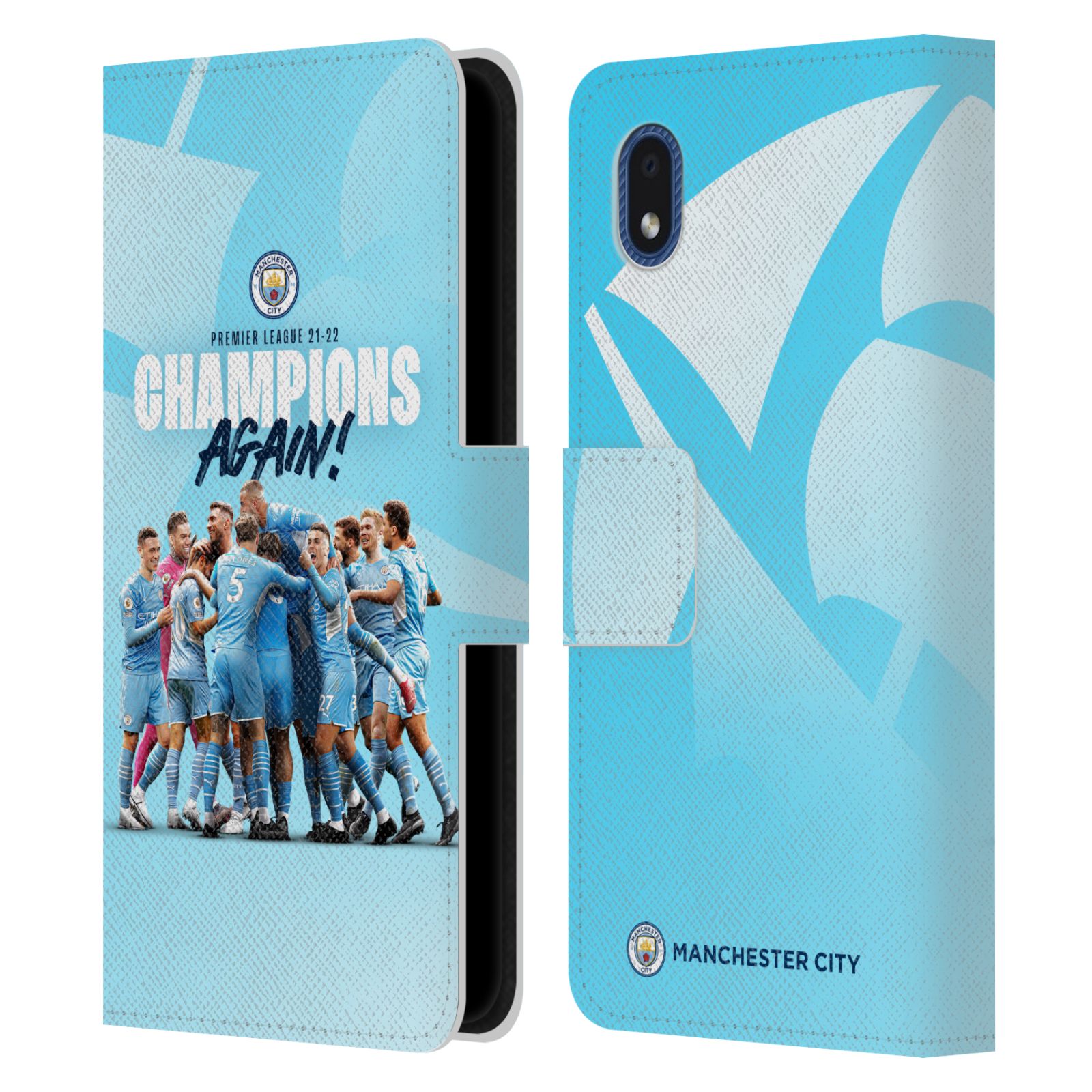 Pouzdro na mobil Samsung Galaxy A01 CORE - HEAD CASE - Manchester City - Šampioni