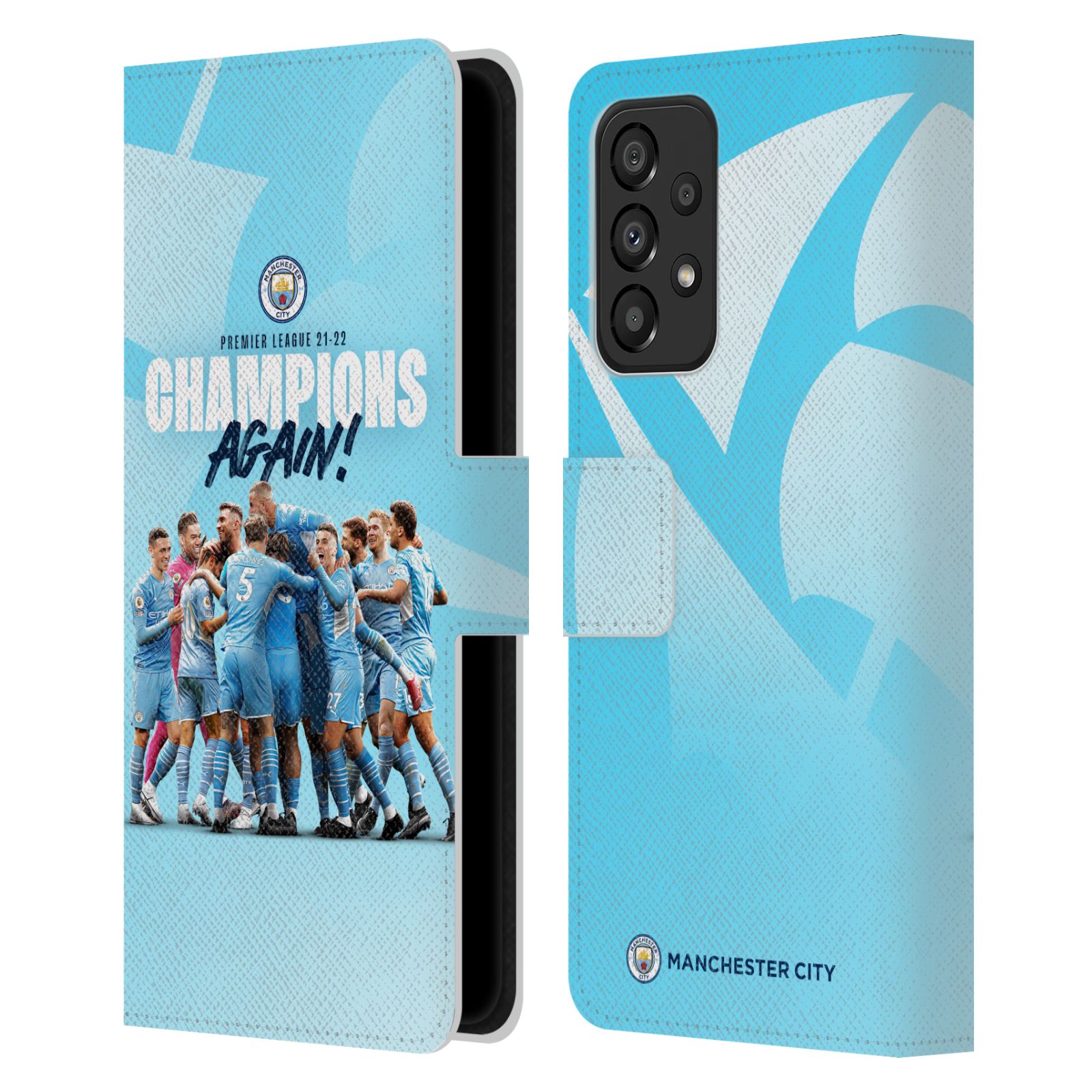 Pouzdro na mobil Samsung Galaxy A33 5G - HEAD CASE - Manchester City - Šampioni