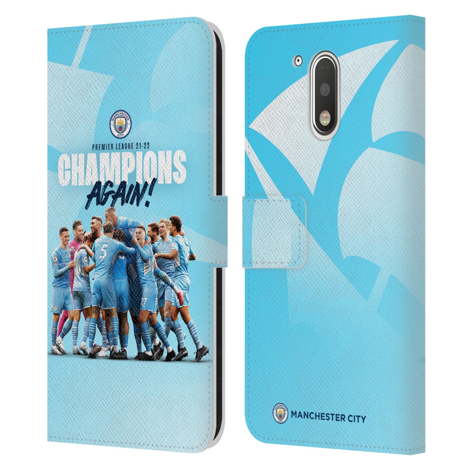 Pouzdro na mobil Motorola Moto G41 - HEAD CASE - Manchester City - Šampioni