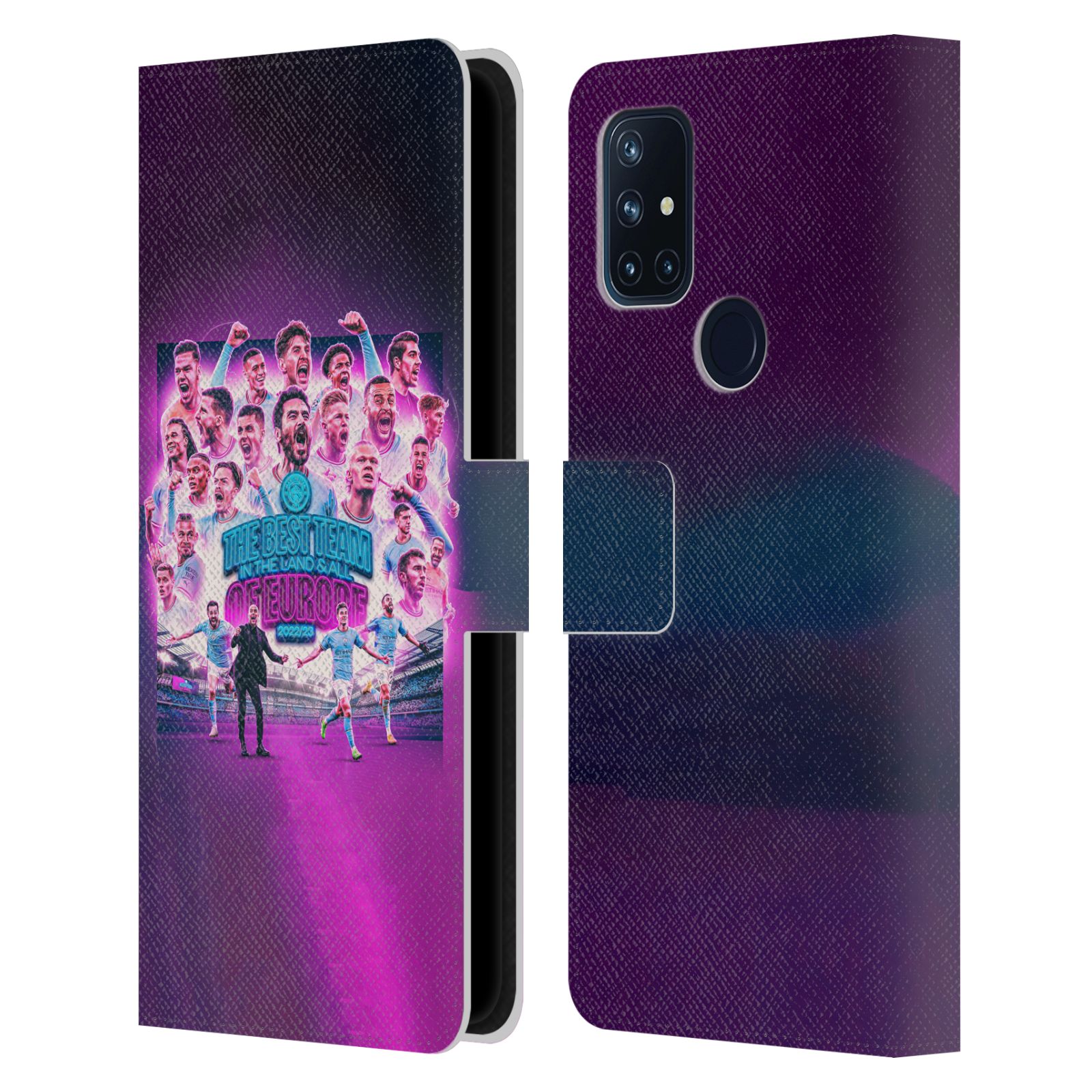 Pouzdro na mobil OnePlus Nord N10 5G - HEAD CASE - Machester City - Champions