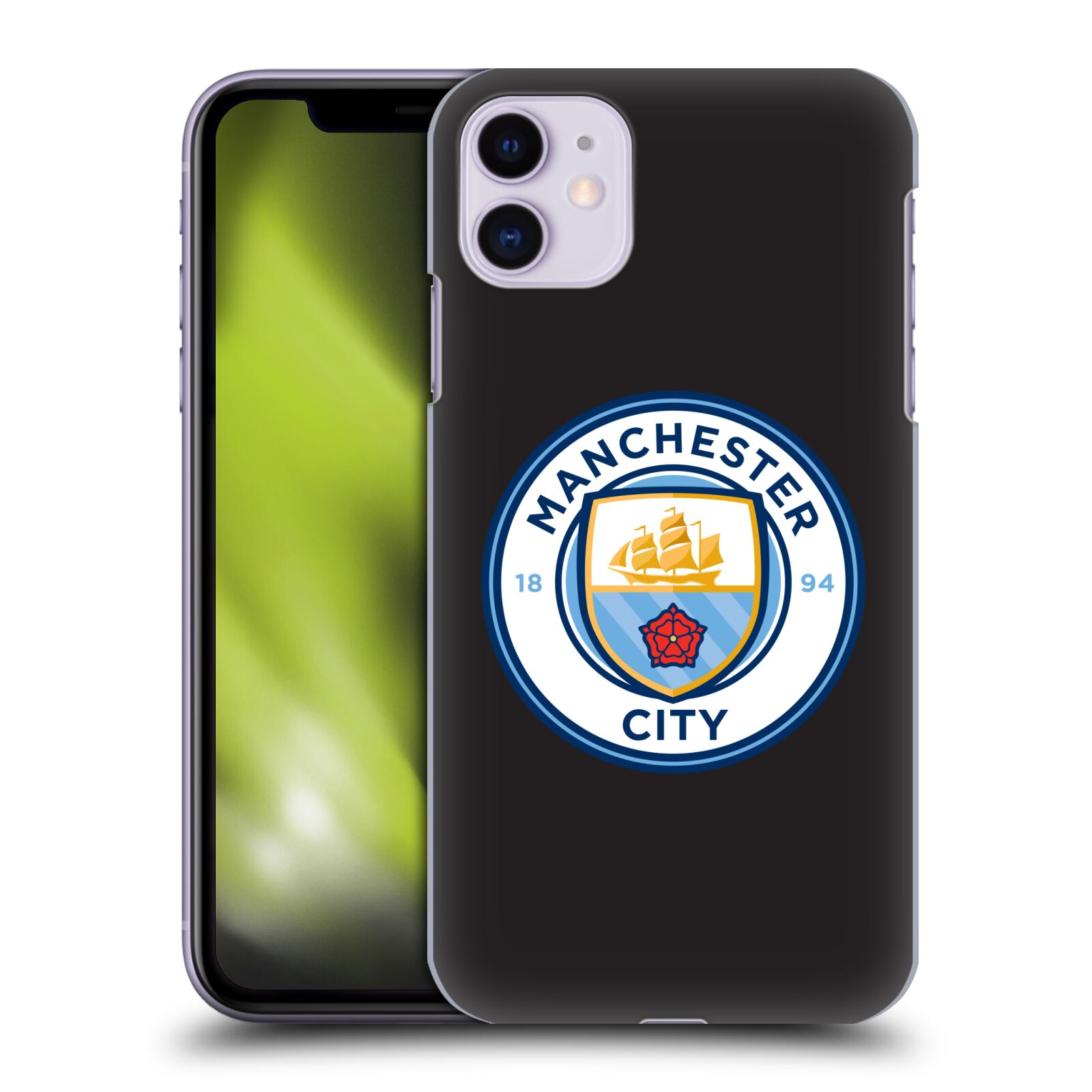 Zadní obal pro mobil Apple Iphone 11 - HEAD CASE - Manchester City - Logo černá