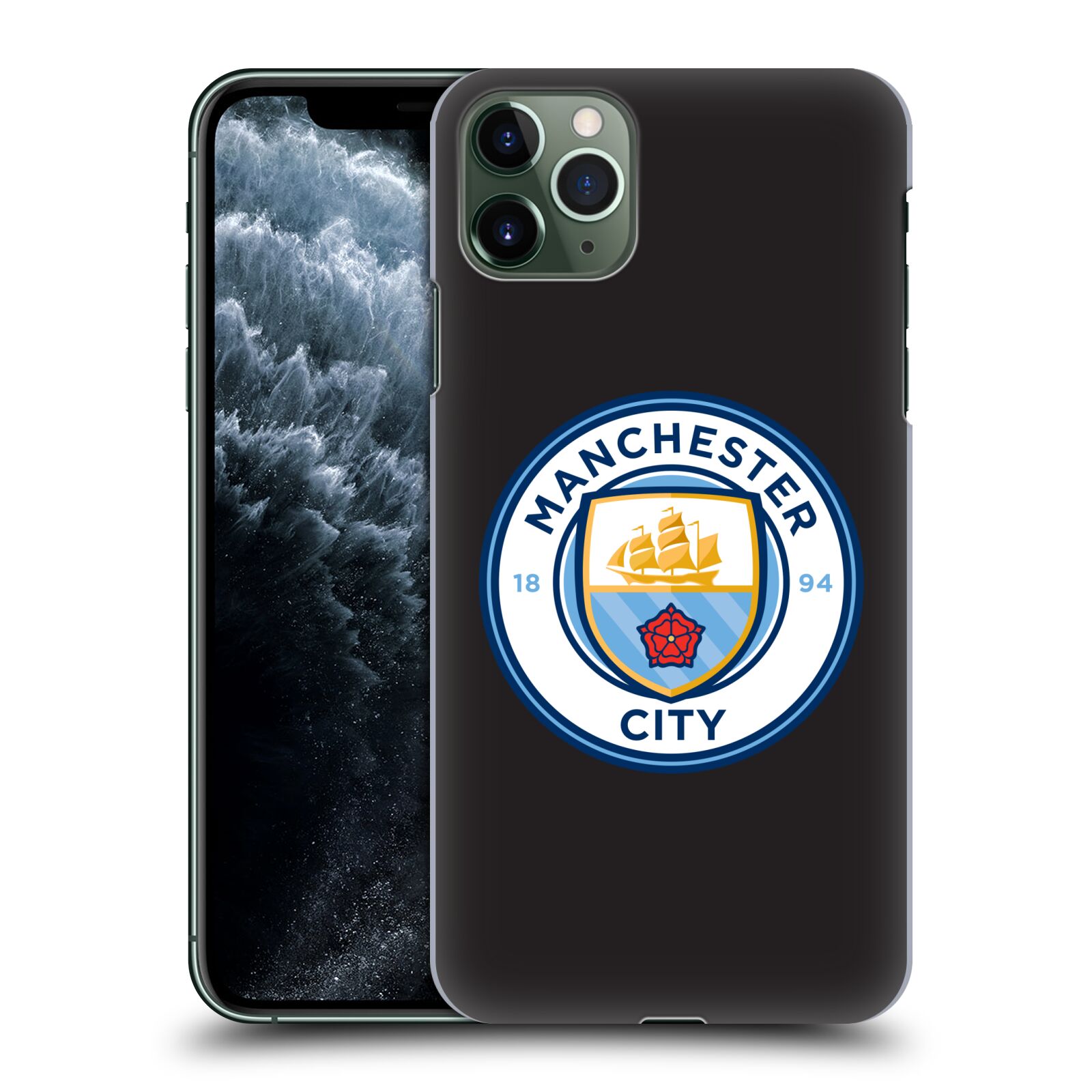 Zadní obal pro mobil Apple Iphone 11 PRO MAX - HEAD CASE - Manchester City - Logo černá