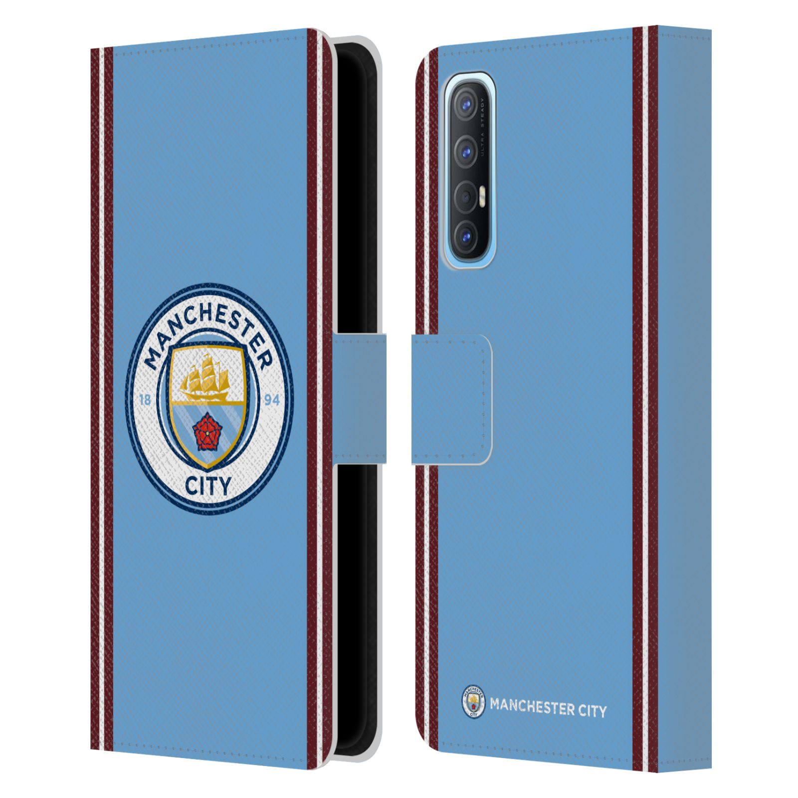 Pouzdro na mobil Oppo Find X2 NEO - HEAD CASE - Manchester City velký znak