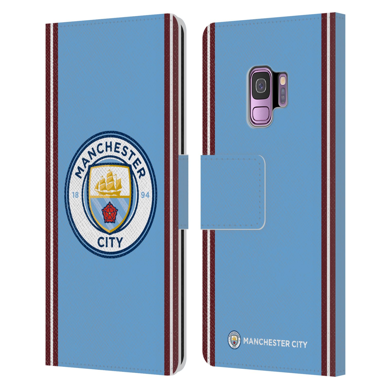 Pouzdro na mobil Samsung Galaxy S9 - HEAD CASE - Manchester City velký znak
