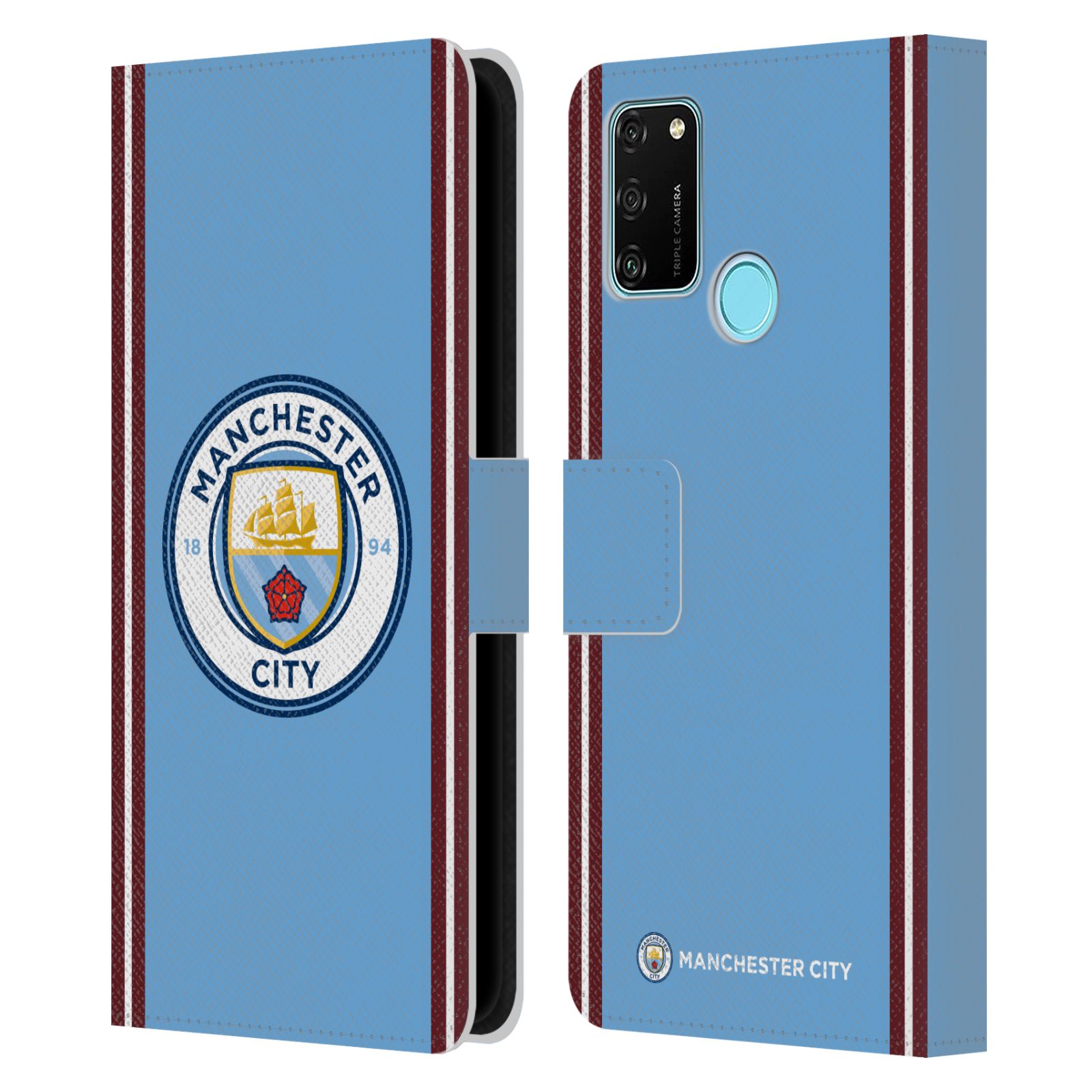 Pouzdro na mobil Honor 9A - HEAD CASE - Manchester City velký znak