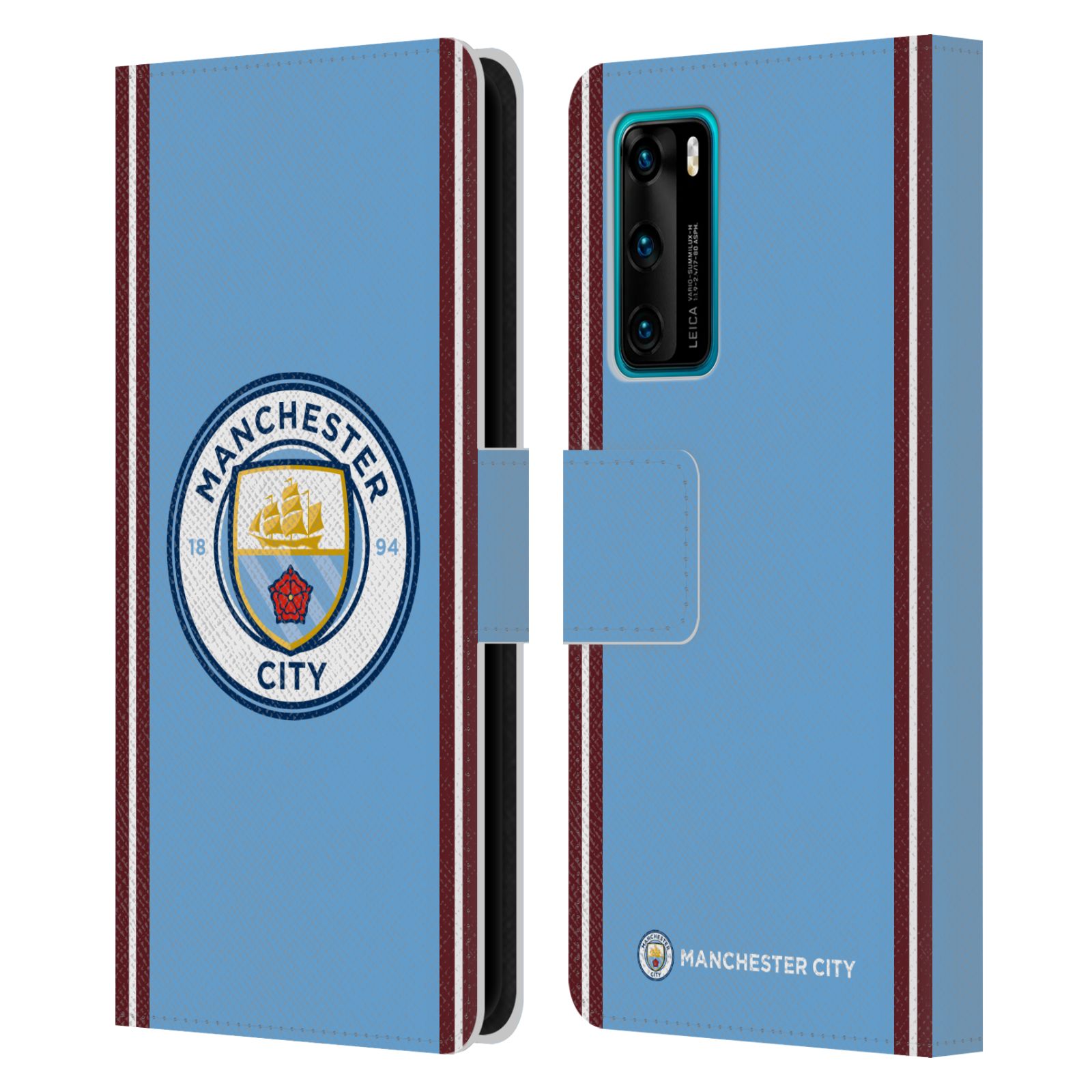 Pouzdro na mobil Huawei P40 - HEAD CASE - Manchester City velký znak