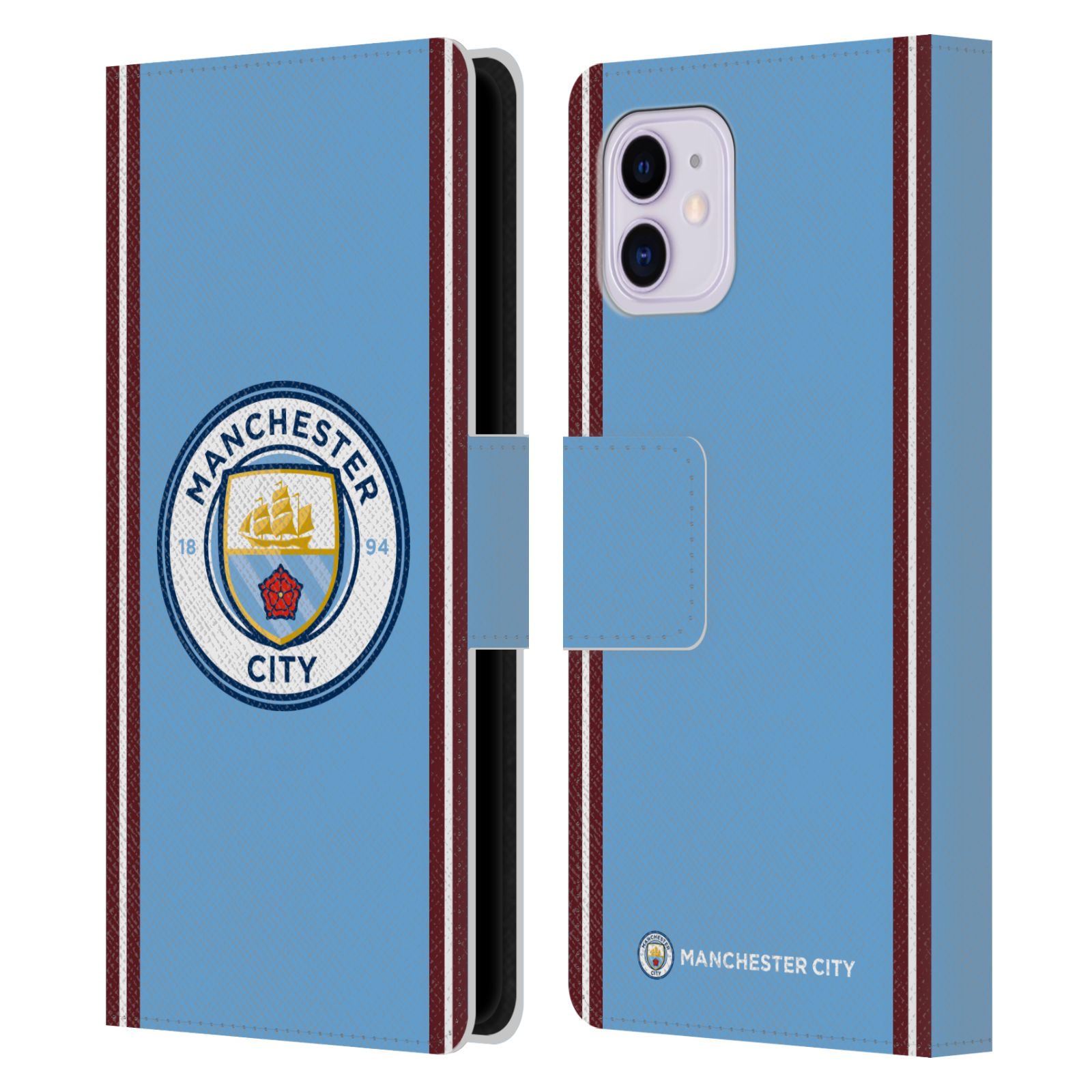 Pouzdro na mobil Apple Iphone 11 - HEAD CASE - Manchester City velký znak