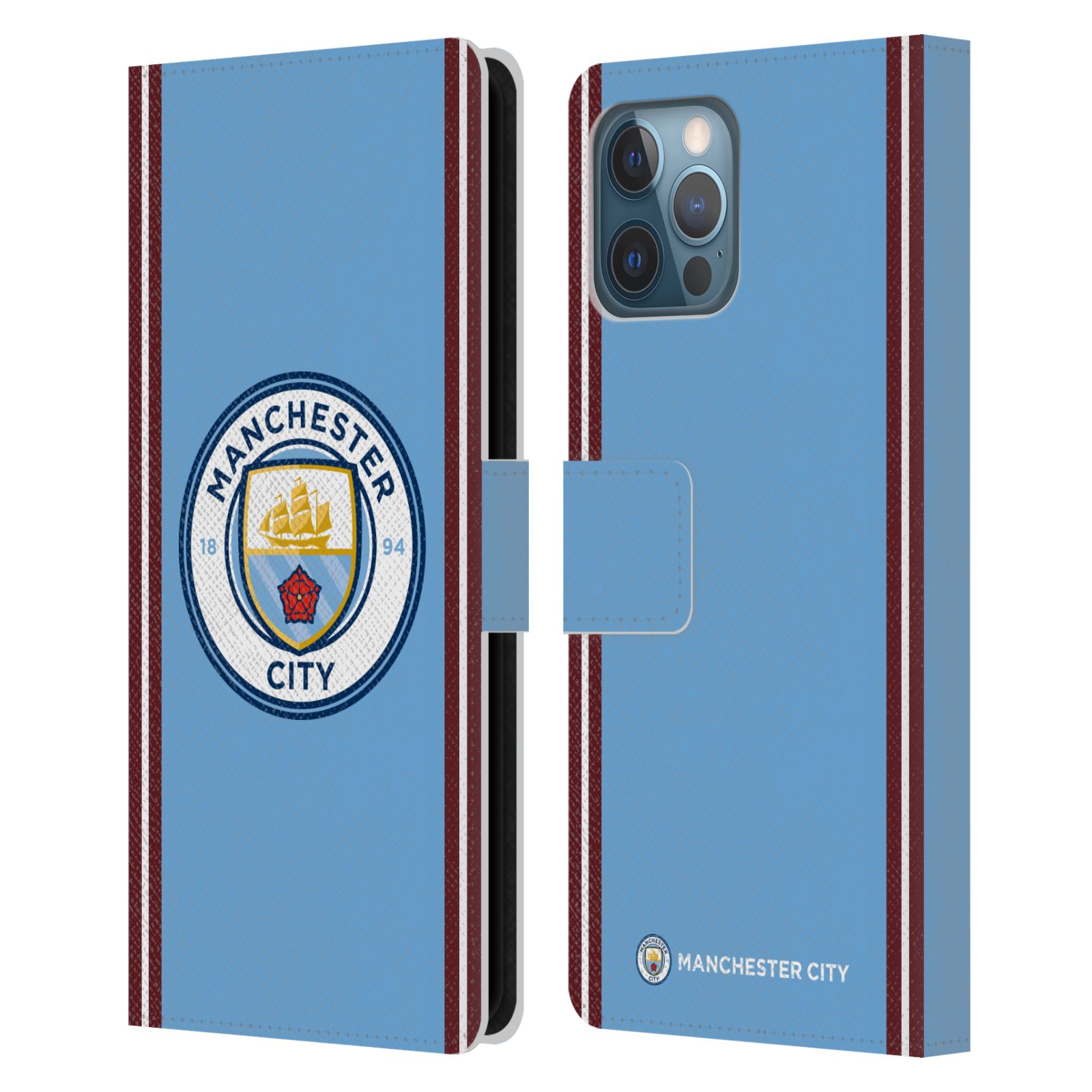 Pouzdro na mobil Apple Iphone 12 Pro Max - HEAD CASE - Manchester City velký znak