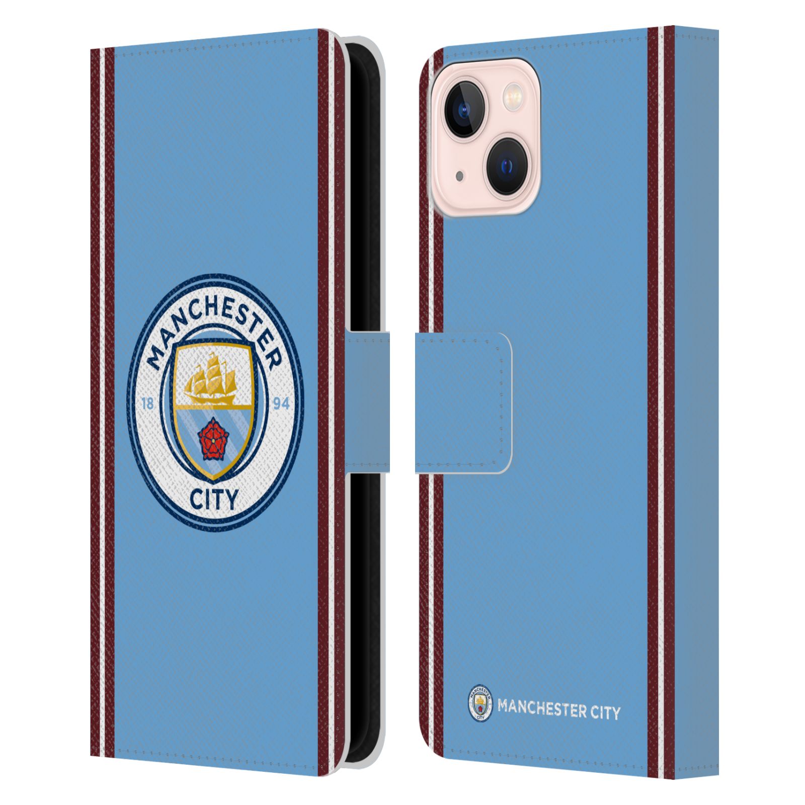 Pouzdro na mobil Apple Iphone 13 - HEAD CASE - Manchester City velký znak