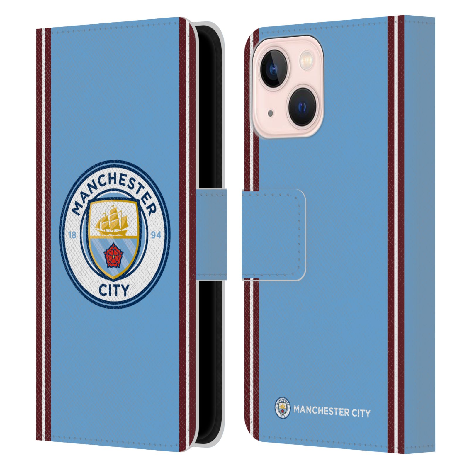Pouzdro na mobil Apple Iphone 13 MINI - HEAD CASE - Manchester City velký znak