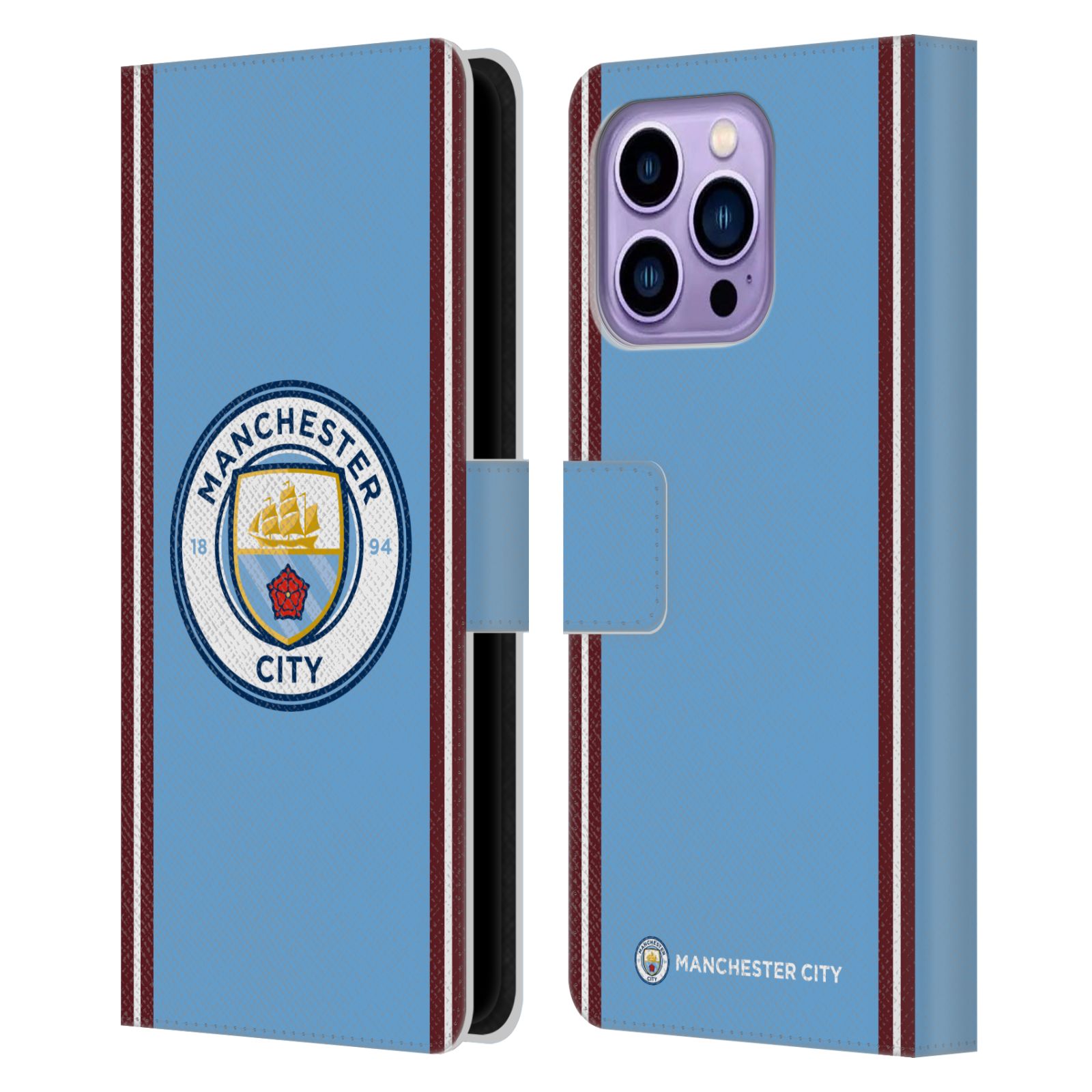 Pouzdro na mobil Apple Iphone 14 PRO MAX - HEAD CASE - Manchester City velký znak
