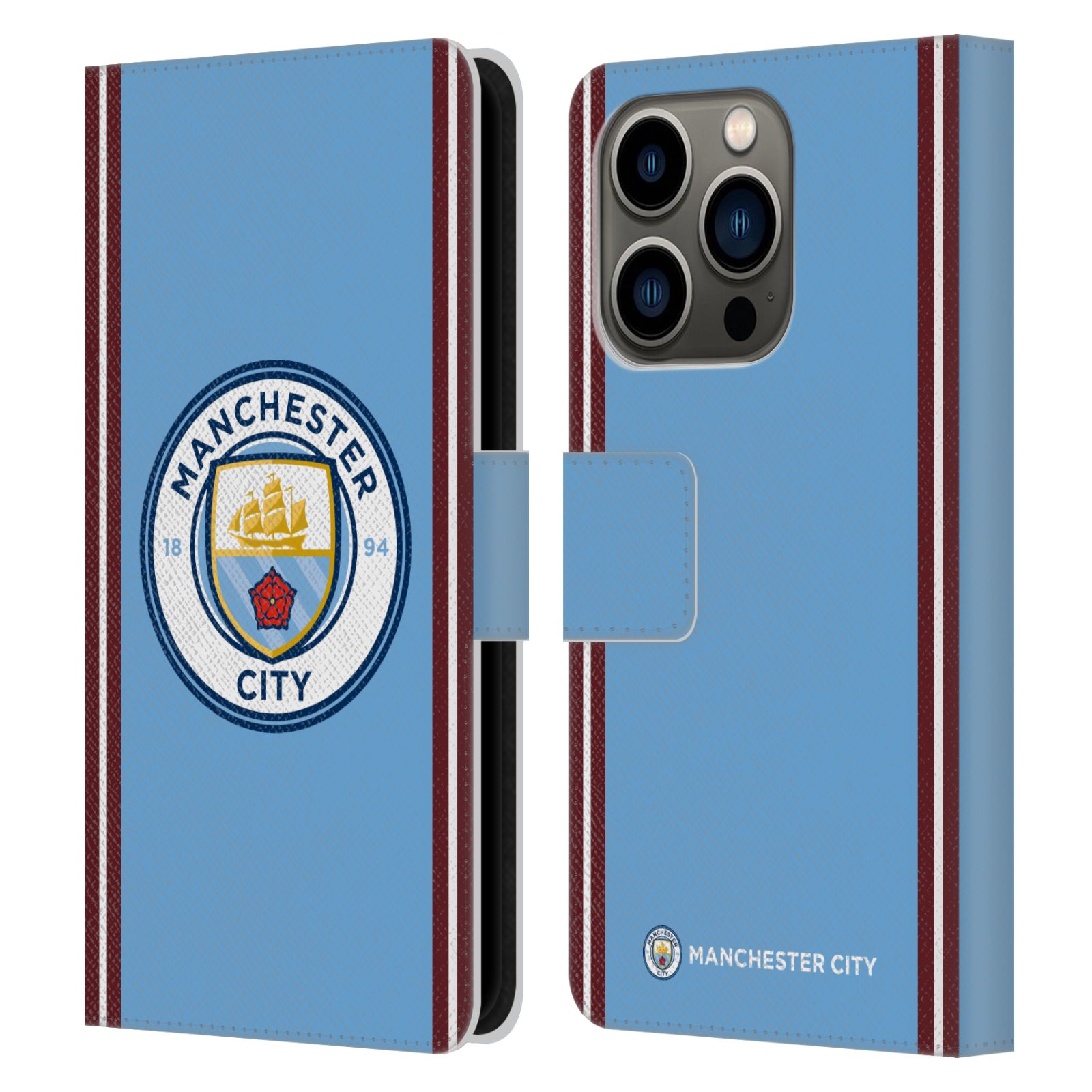 Pouzdro na mobil Apple Iphone 14 PRO - HEAD CASE - Manchester City velký znak