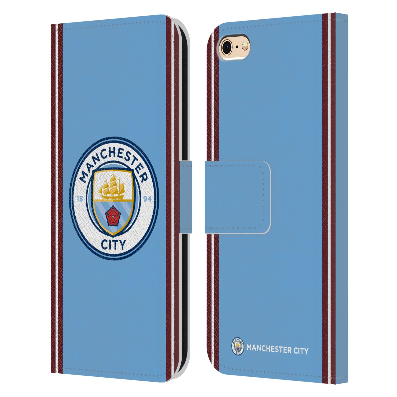 Pouzdro na mobil Apple Iphone 6 / 6S - HEAD CASE - Manchester City velký znak