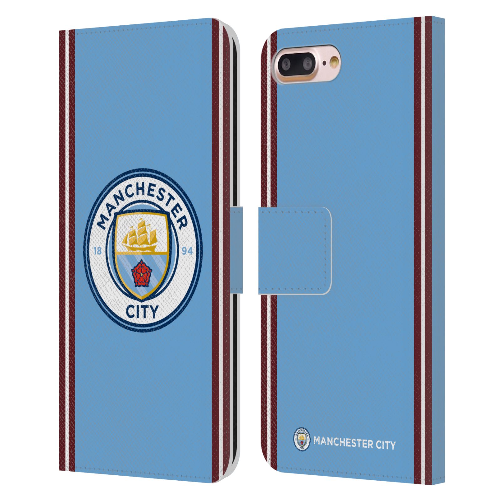 Pouzdro na mobil Apple Iphone 7+/8+ - HEAD CASE - Manchester City velký znak