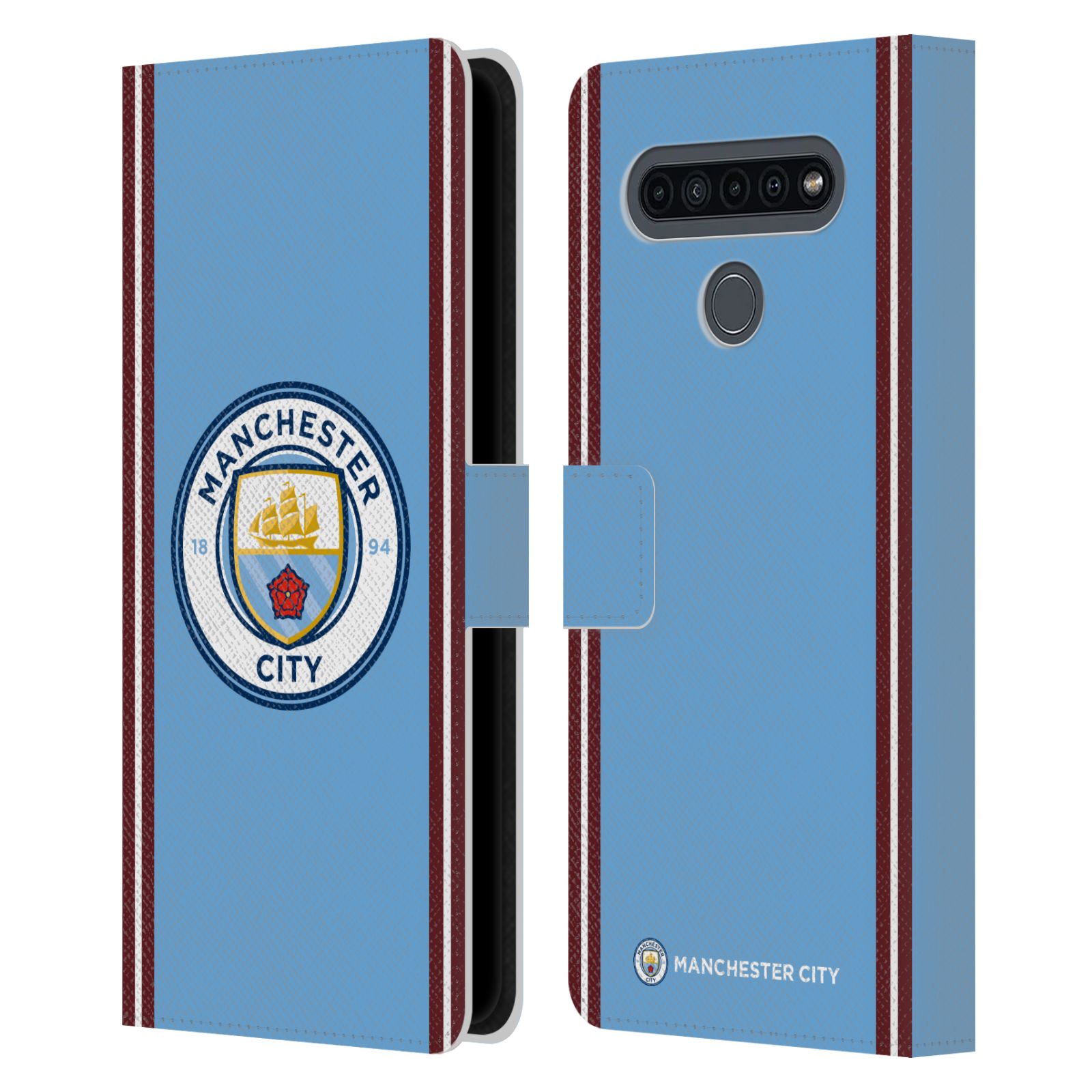 Pouzdro na mobil LG K41s  - HEAD CASE - Manchester City velký znak