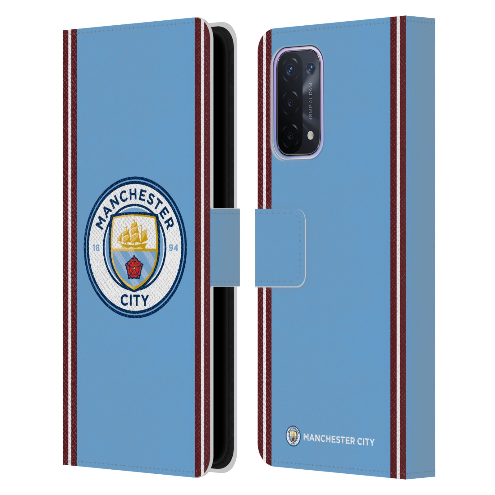 Pouzdro na mobil Oppo A54 5G - HEAD CASE - Manchester City velký znak