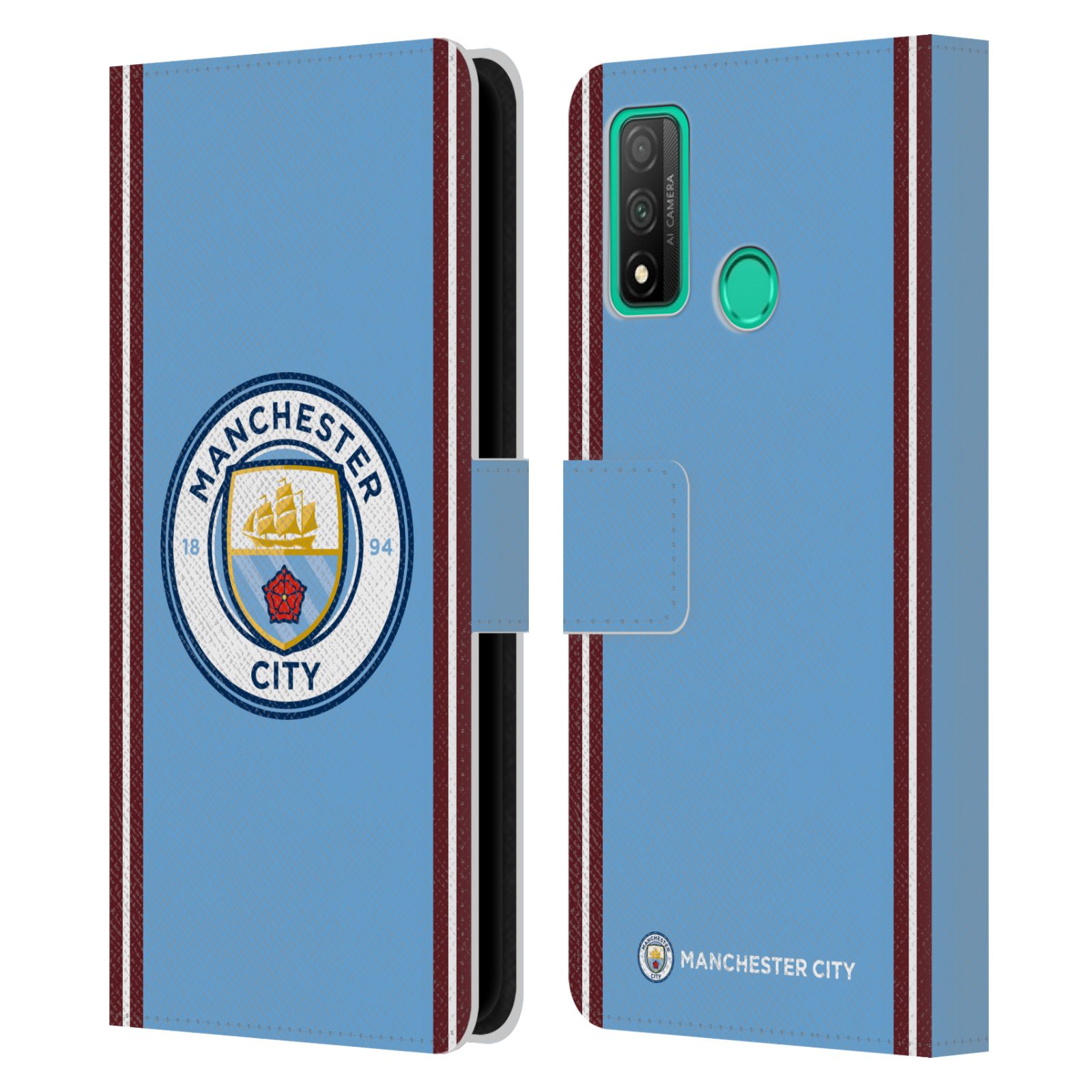 Pouzdro na mobil Huawei P SMART 2020 - HEAD CASE - Manchester City velký znak