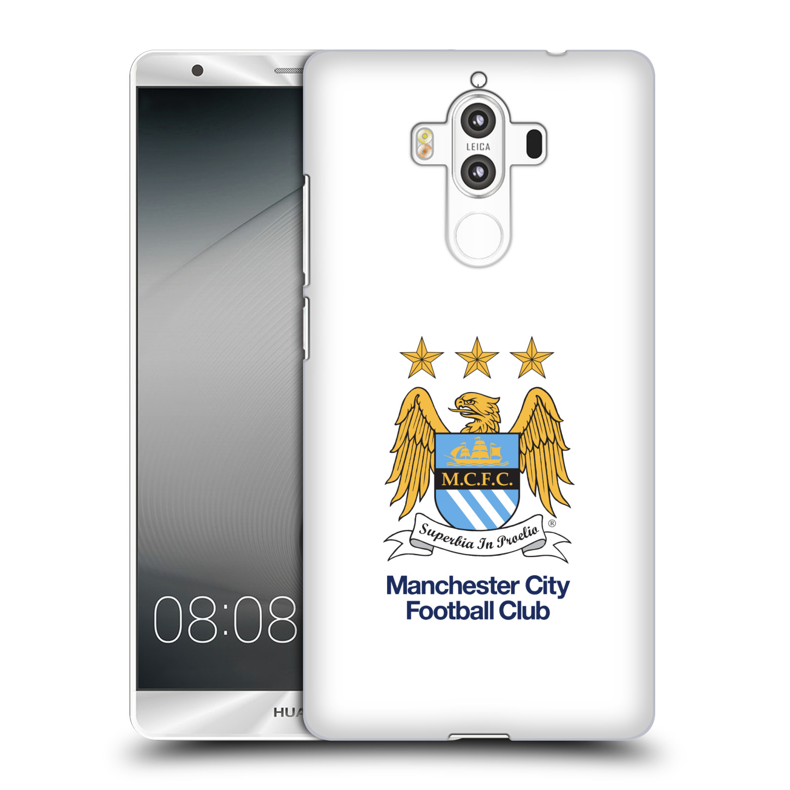HEAD CASE plastový obal na mobil Huawei Mate 9 Fotbalový klub Manchester City bílé pozadí velký znak pták
