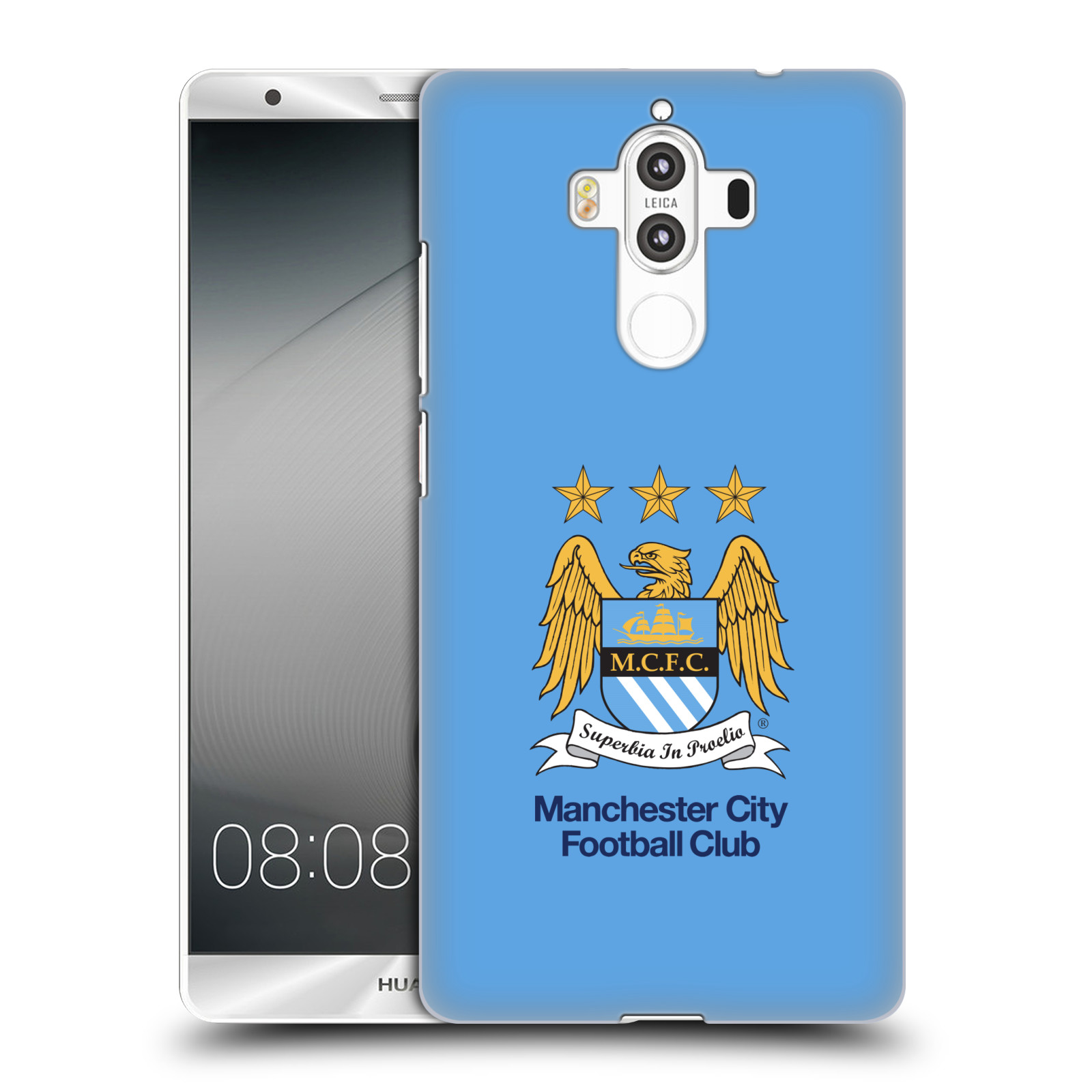 HEAD CASE plastový obal na mobil Huawei Mate 9 Fotbalový klub Manchester City nebesky modrá pozadí velký znak pták