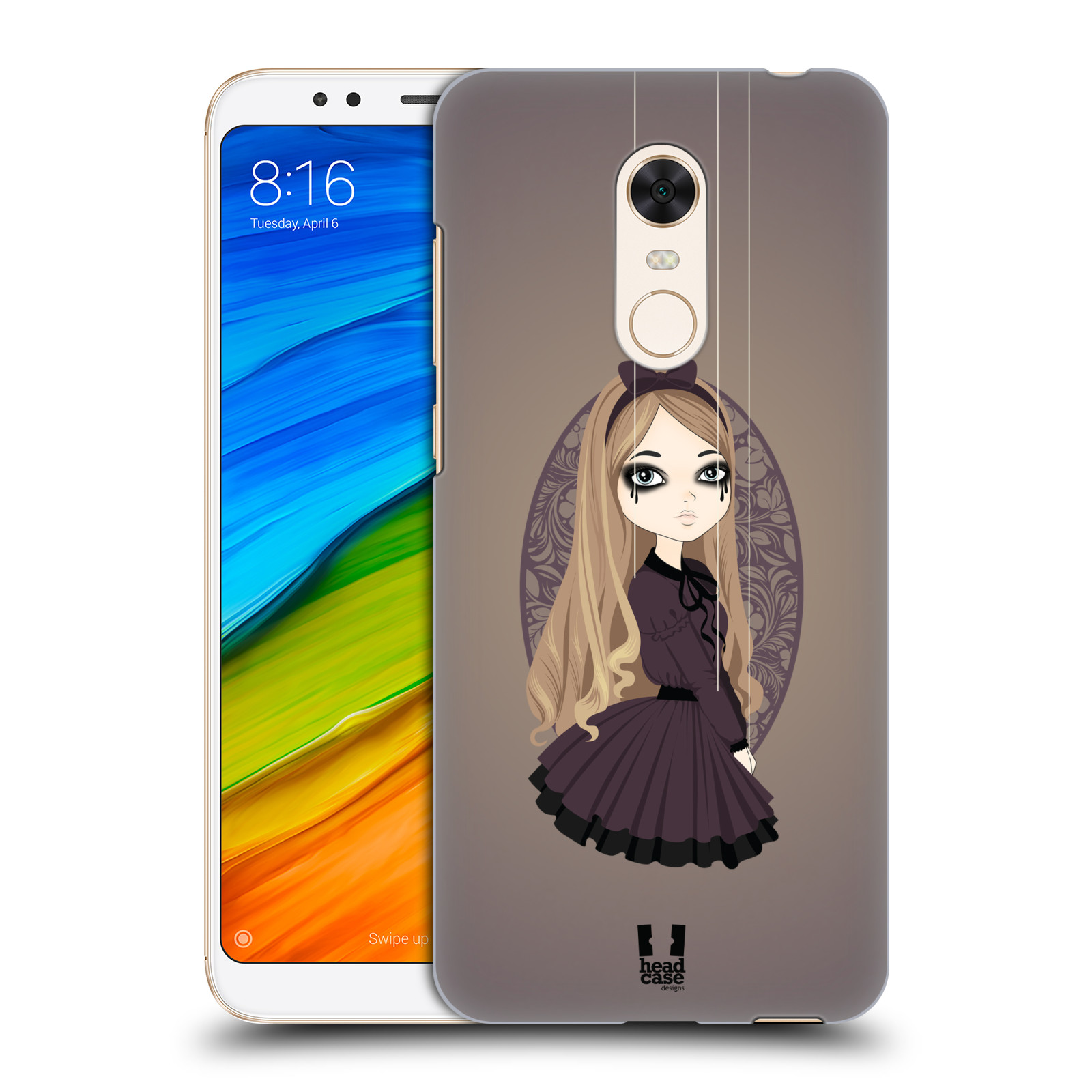 HEAD CASE plastový obal na mobil Xiaomi Redmi 5 PLUS vzor Marioneta panenka OLÍVIE