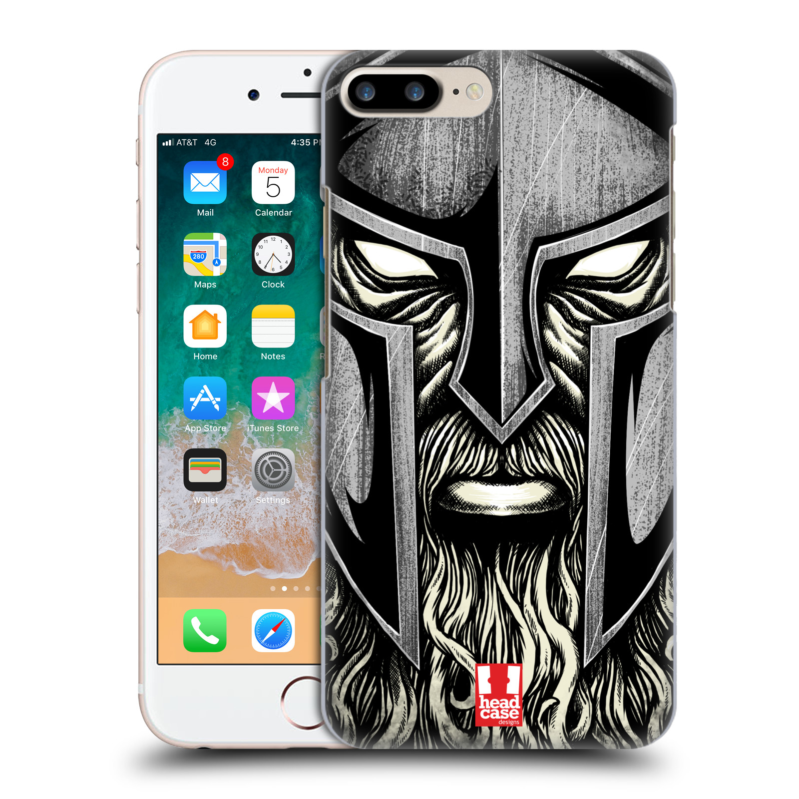 Plastový obal HEAD CASE na mobil Apple Iphone 7+ (7 PLUS) / 8+ (8 PLUS)  - Bojovník Sparta